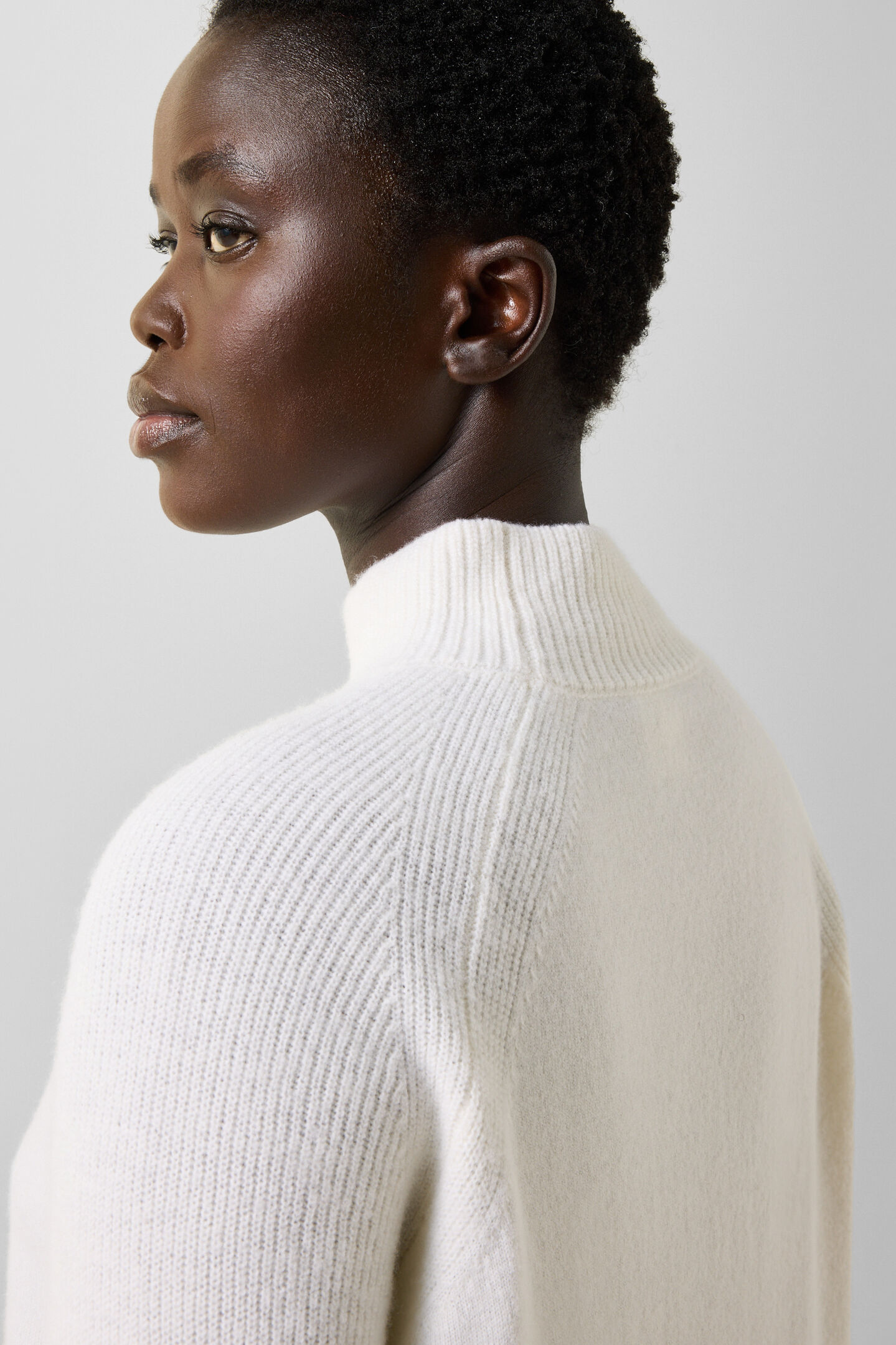 Schurwoll-Pullover Lena Off-White