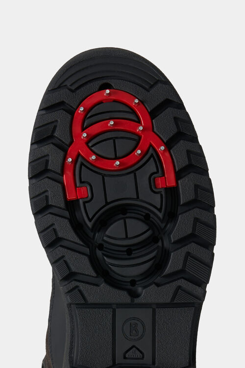 Mid Boots Bansko with spikes Chocolate