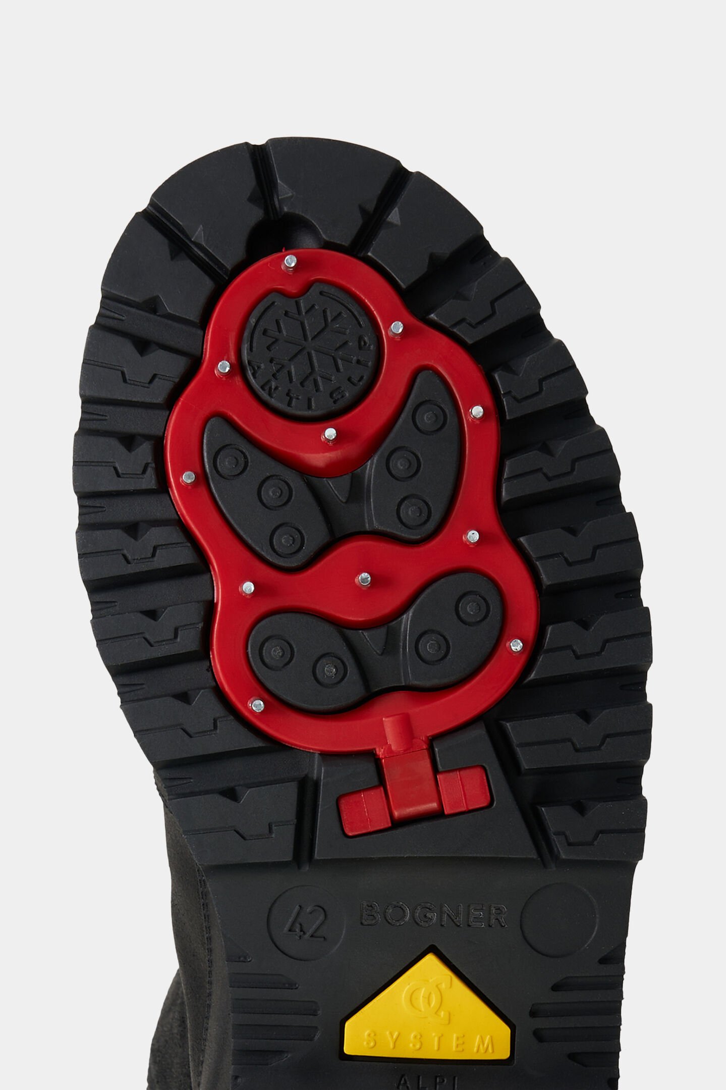 Mid Boots Helsinki with spikes Black