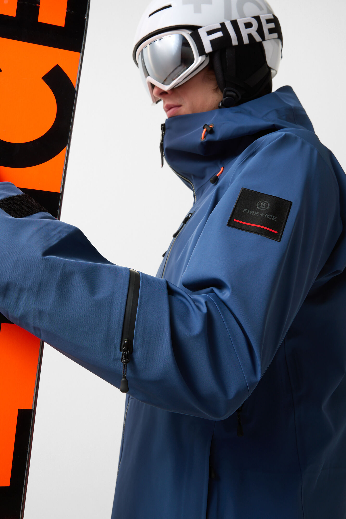 Veste de ski softshell Piaro Bleu