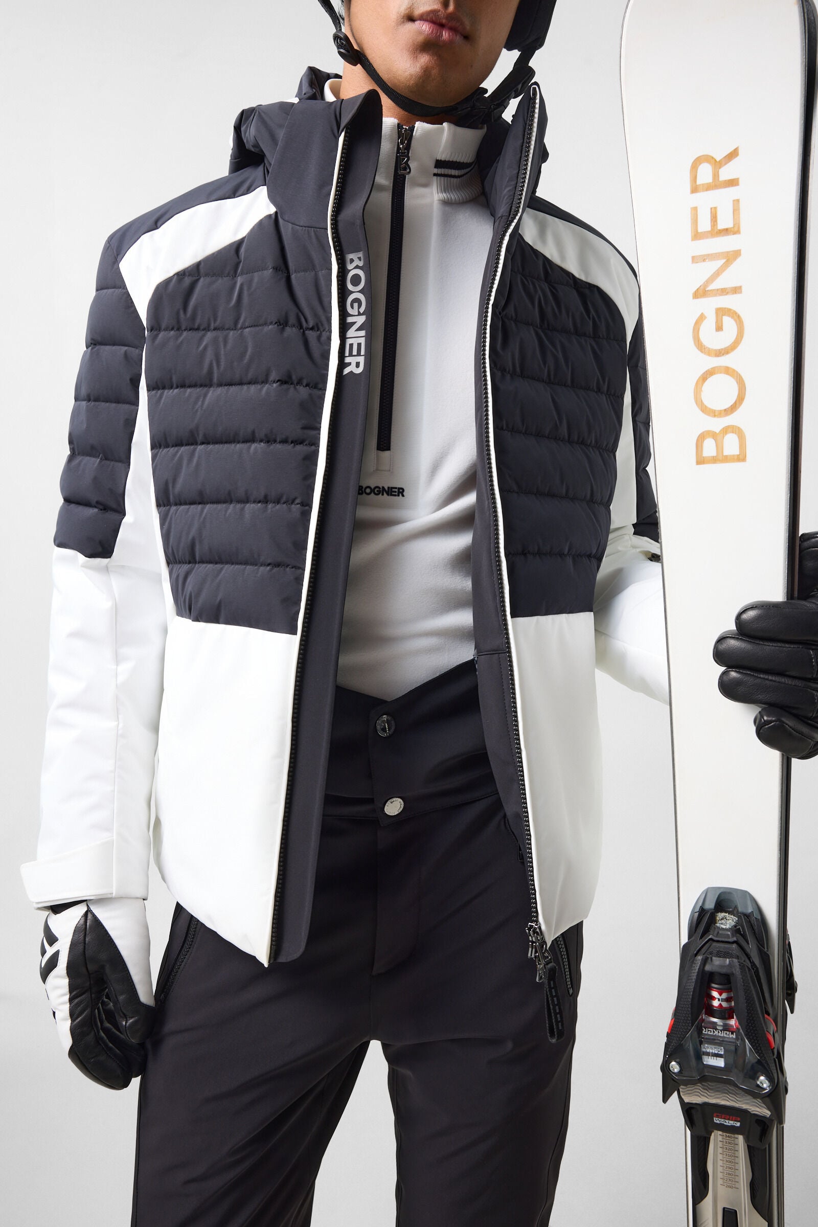 Hennik ski jacket White/Black