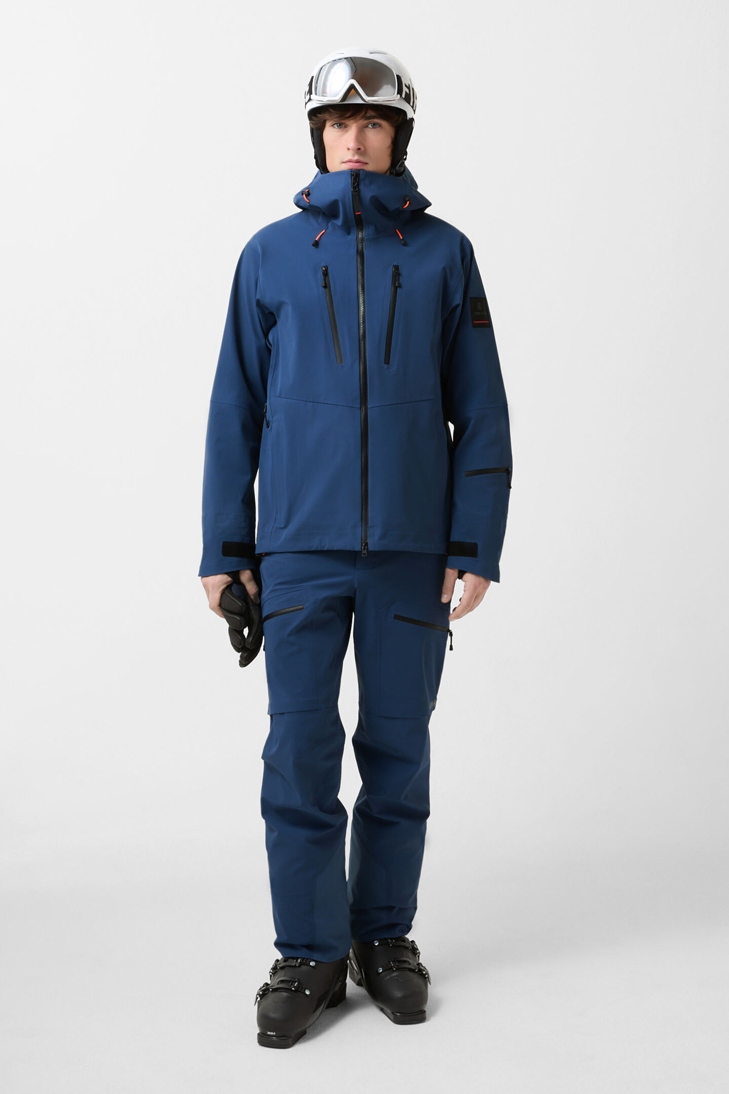 Veste de ski softshell Piaro Bleu