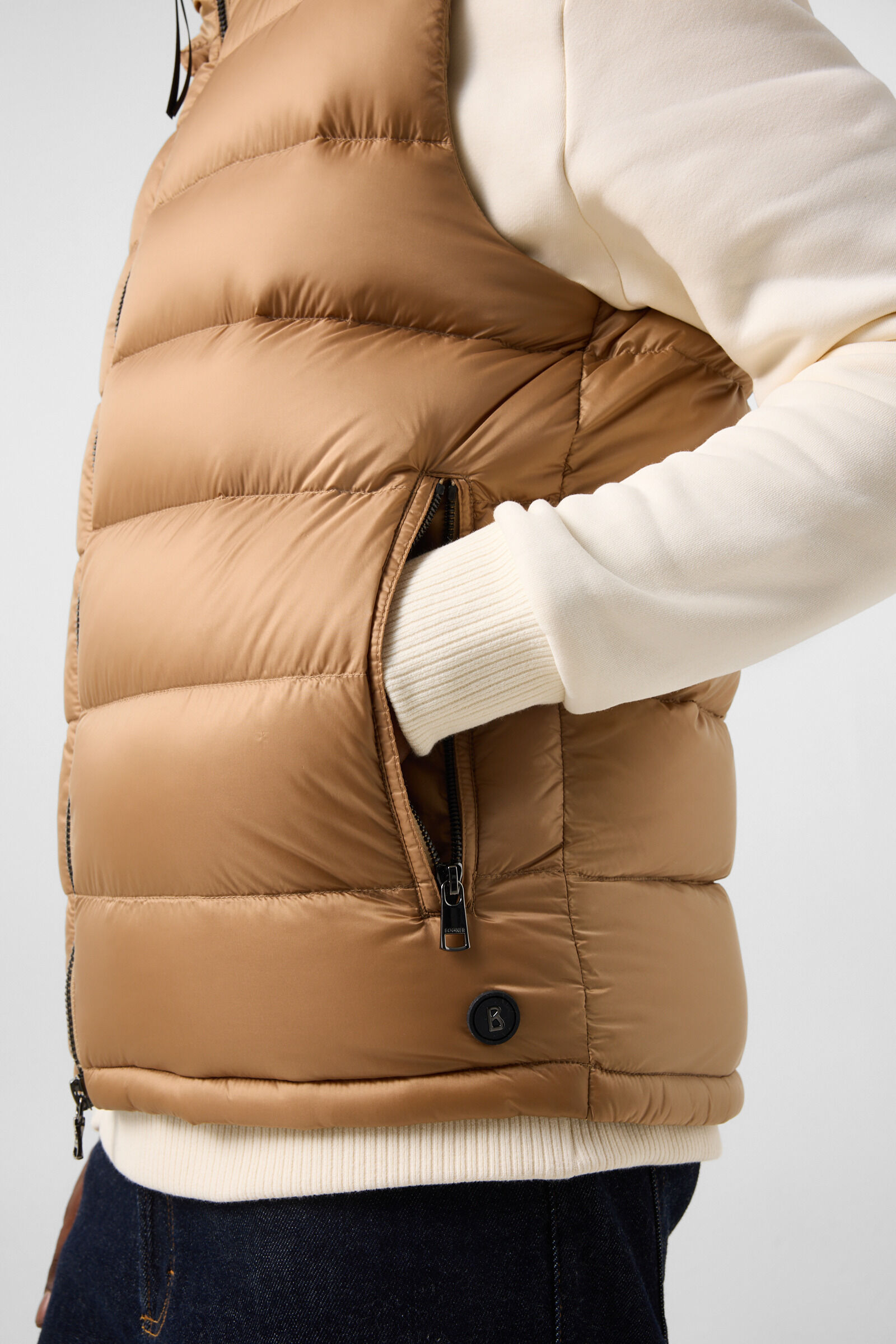 Holger down gilet Camel