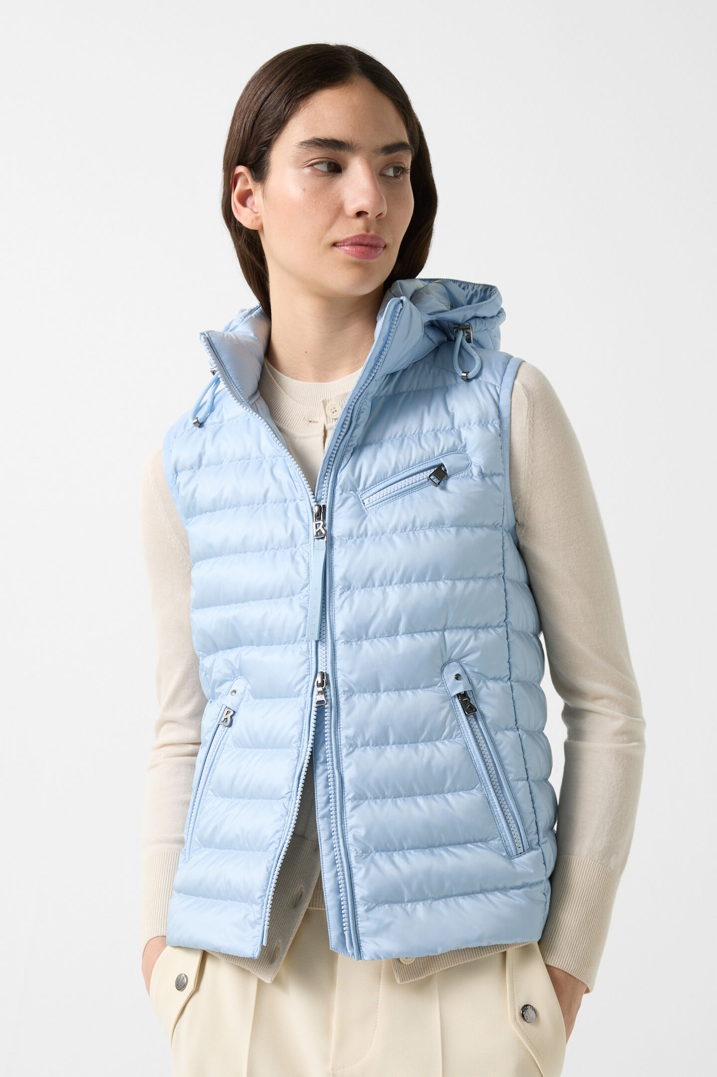 Florisa Lightweight down gilet Light blue