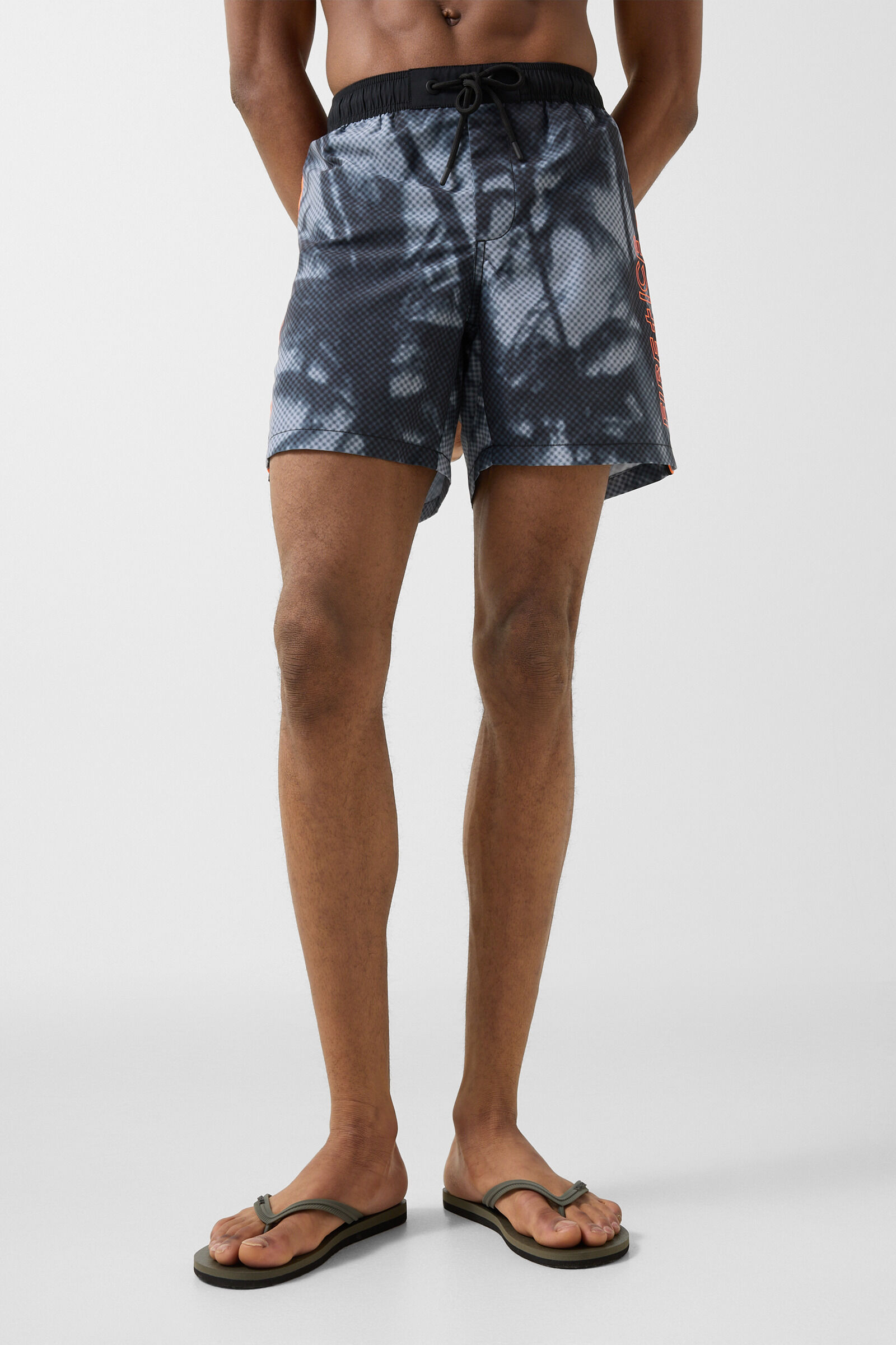 Sorin swim trunks Black/grey/orange