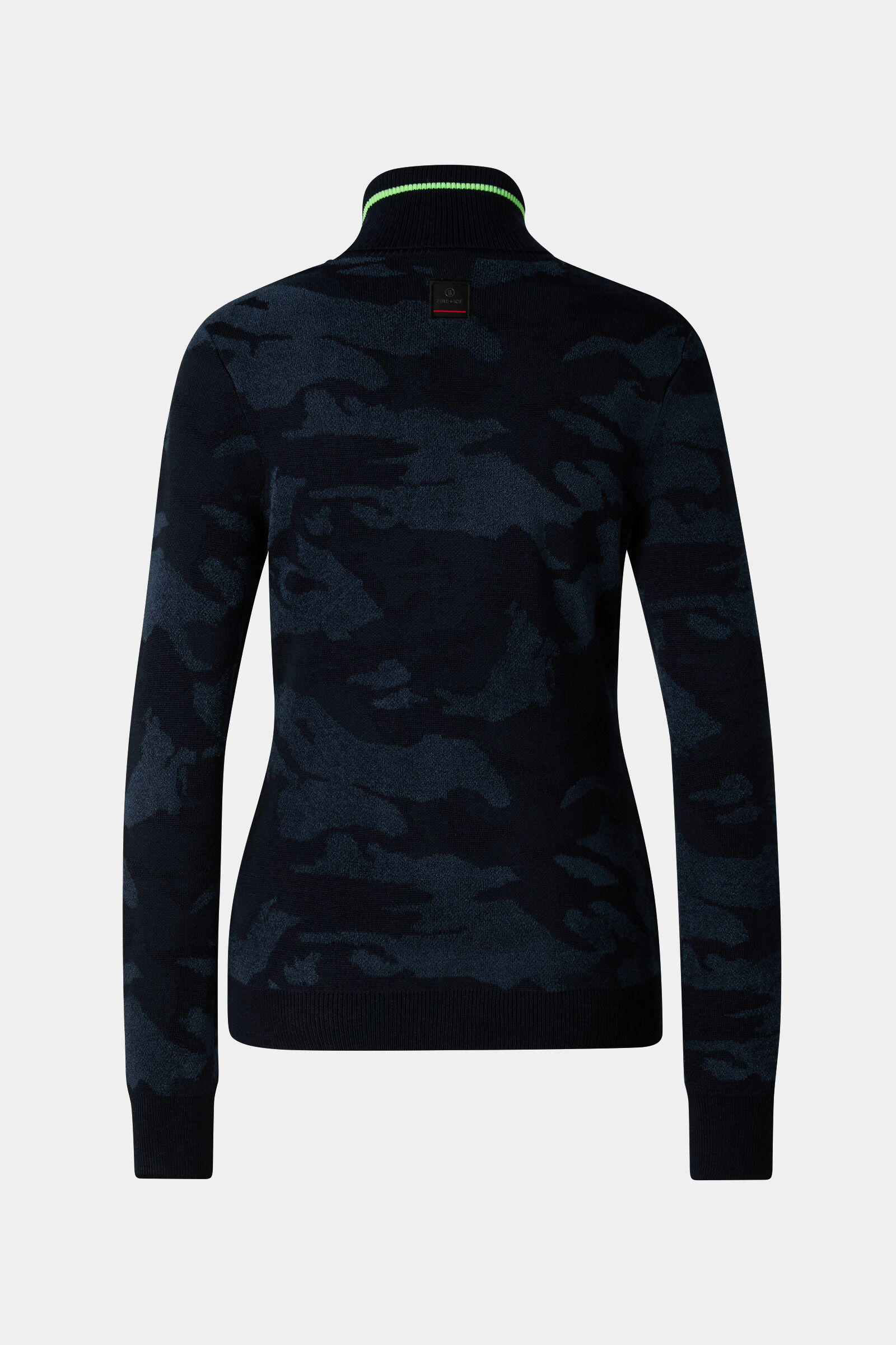 Maira wool mix turtleneck jumper Navy