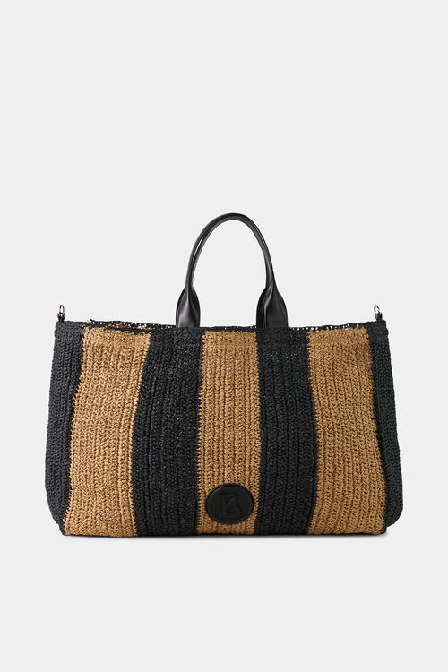 Shopper Agno Farrah Schwarz/Beige