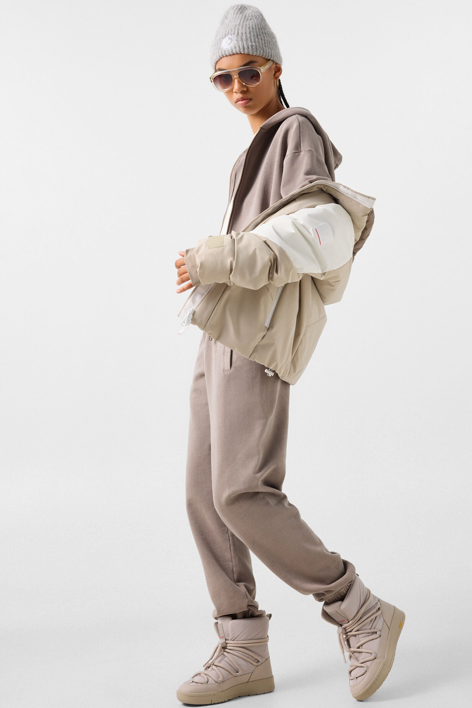 Ilmi cotton joggers Taupe