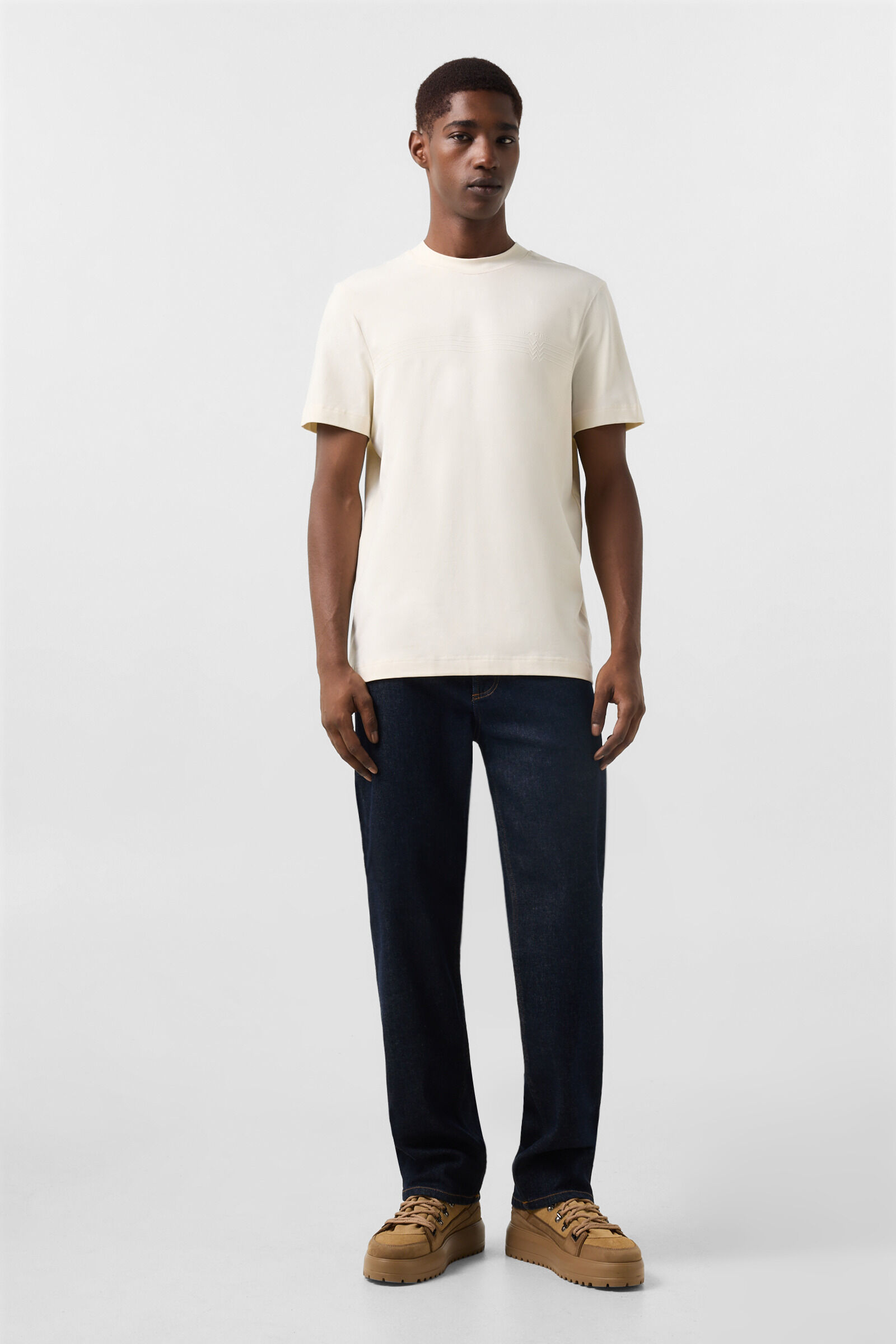 Ryan cotton-blend T-shirt Off-White