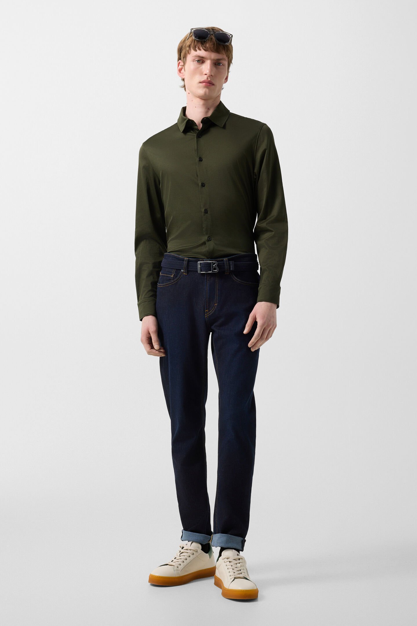 Jersey shirt Franz Olive green