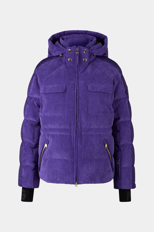 Marli corduroy ski jacket Violet