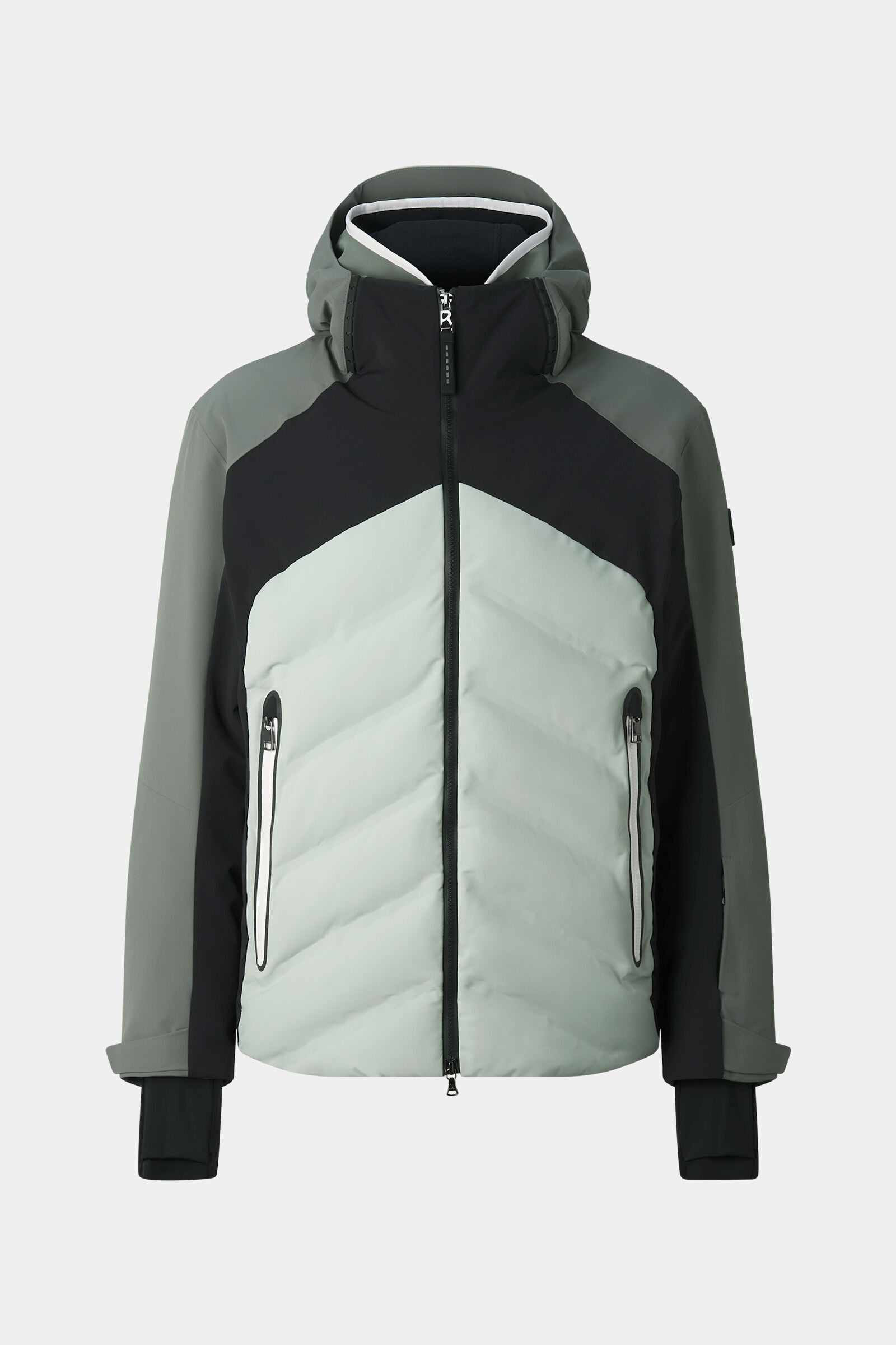 Ski-jas Bahri Olijfgroen/Zwart