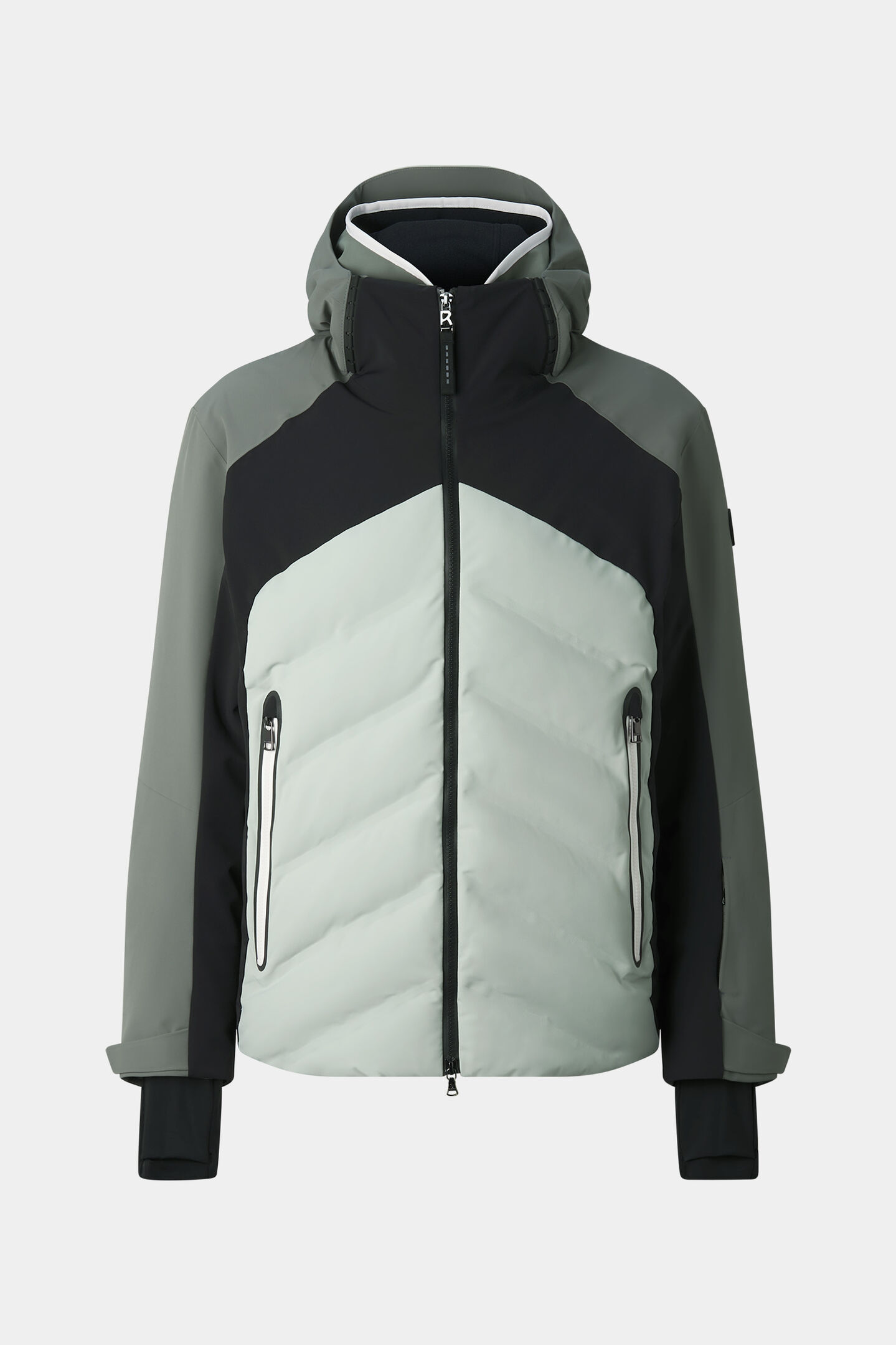 Ski-jas Bahri Olijfgroen/Zwart