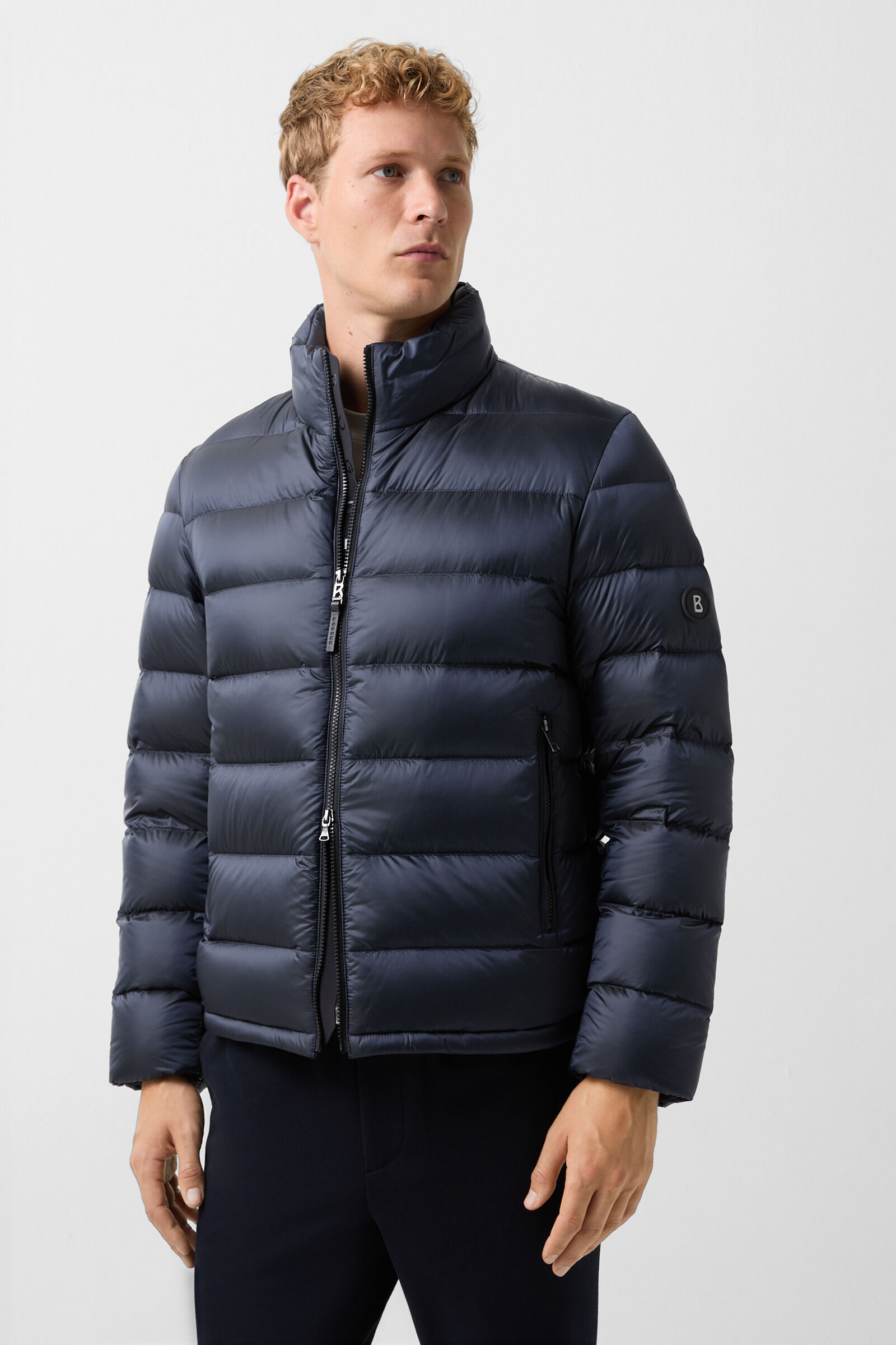 Hugh down jacket Dark blue