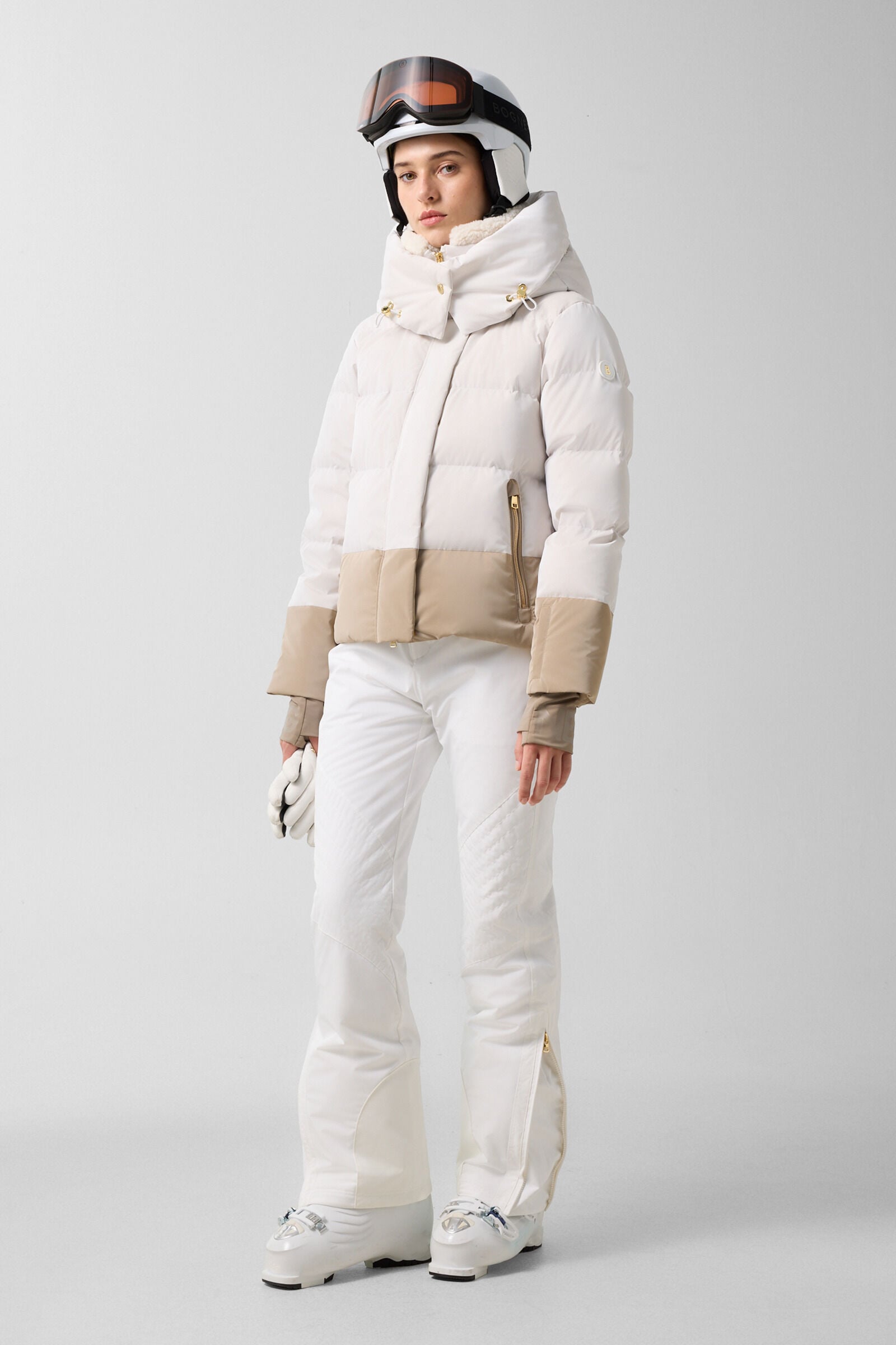 Naia Down Ski Jacket Off-White