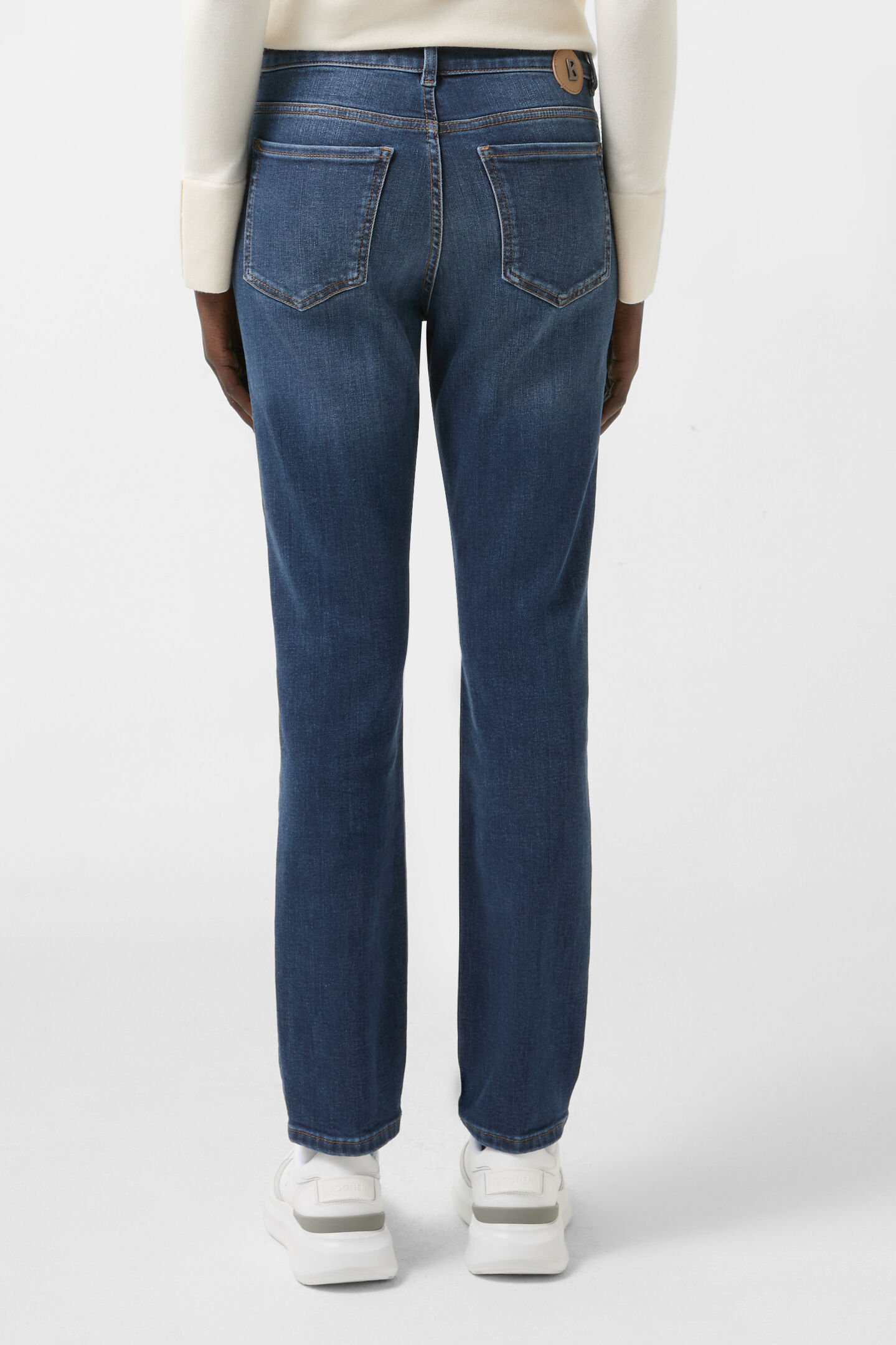 7/8-Slim Fit Jeans Julie Denim Blue