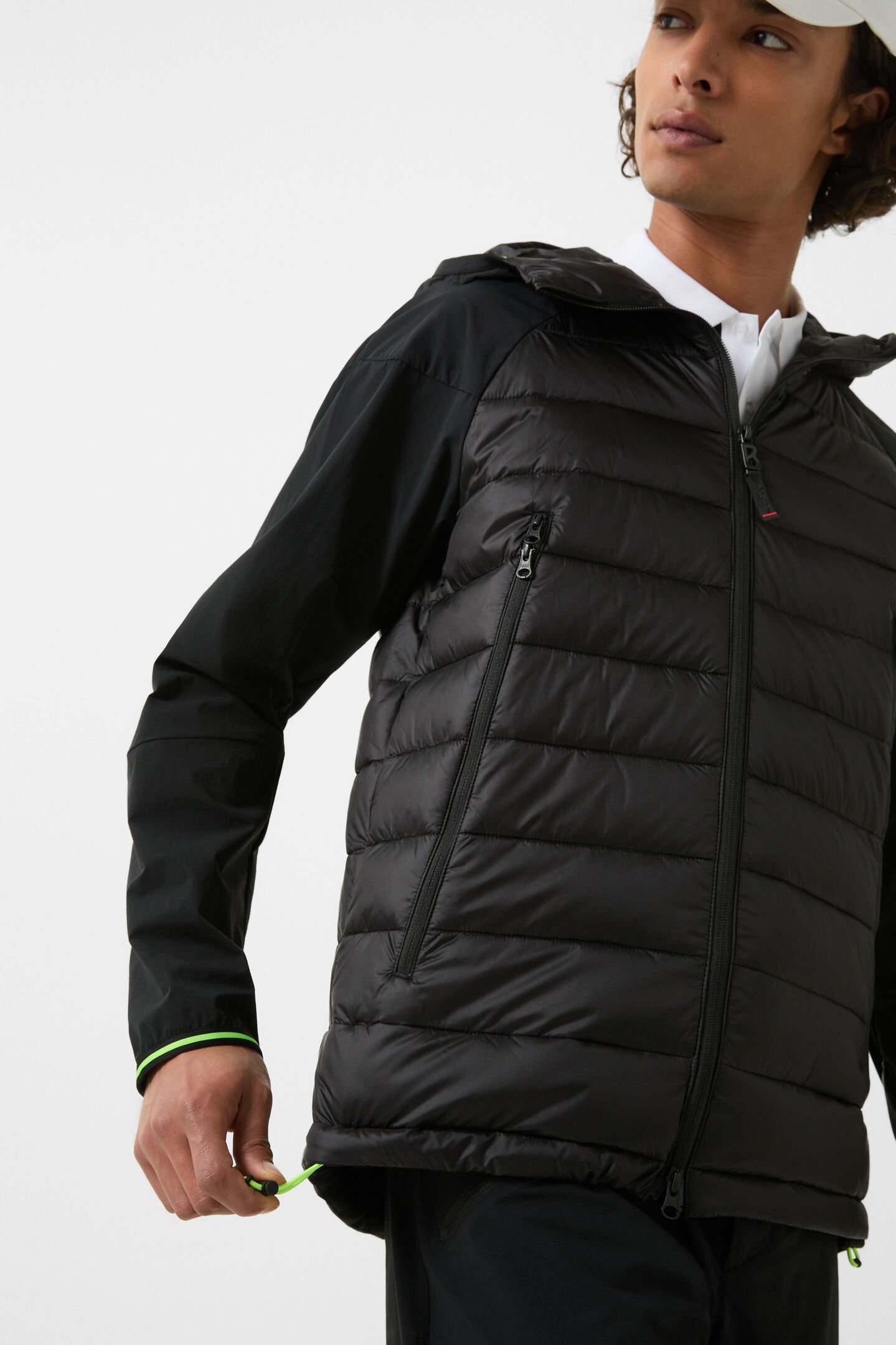 Hybrid-Steppjacke Kegan Schwarz