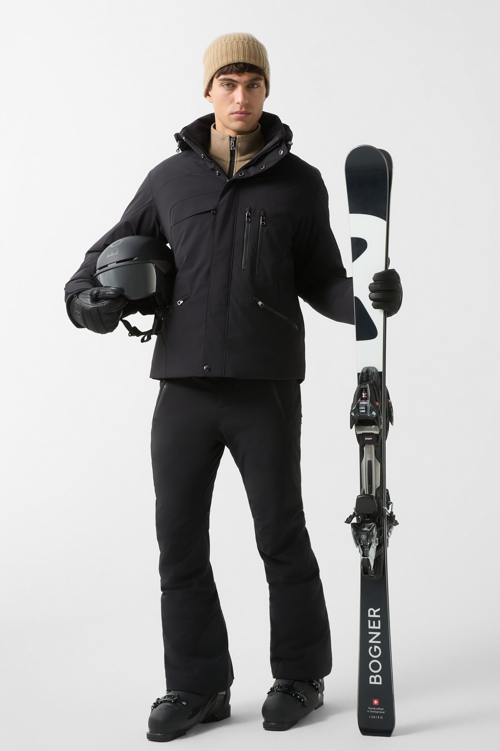 Midlayer Curtis Brown/black