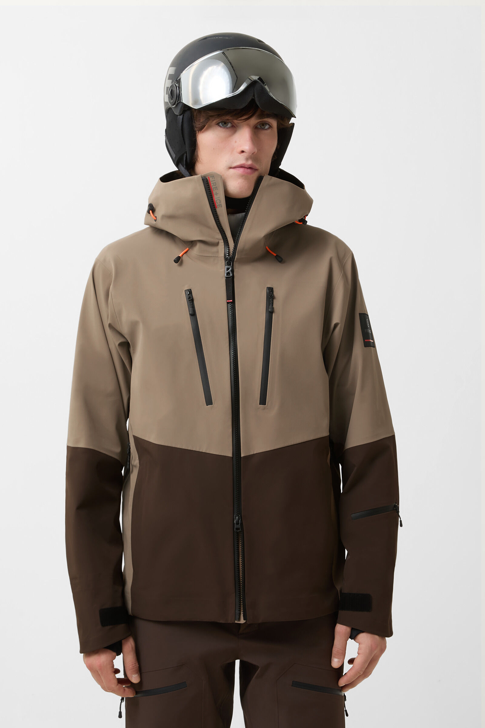 Softshell-Skijacke Piaro Karamell/Chocolate