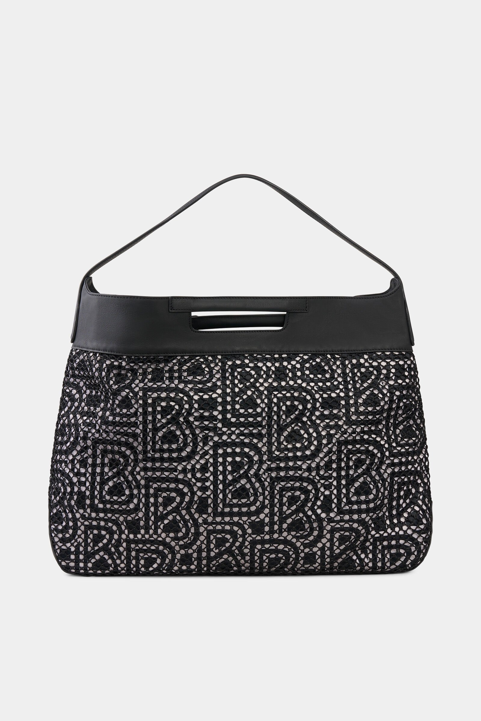 Handtasche Walensee Mable Schwarz/Off-White