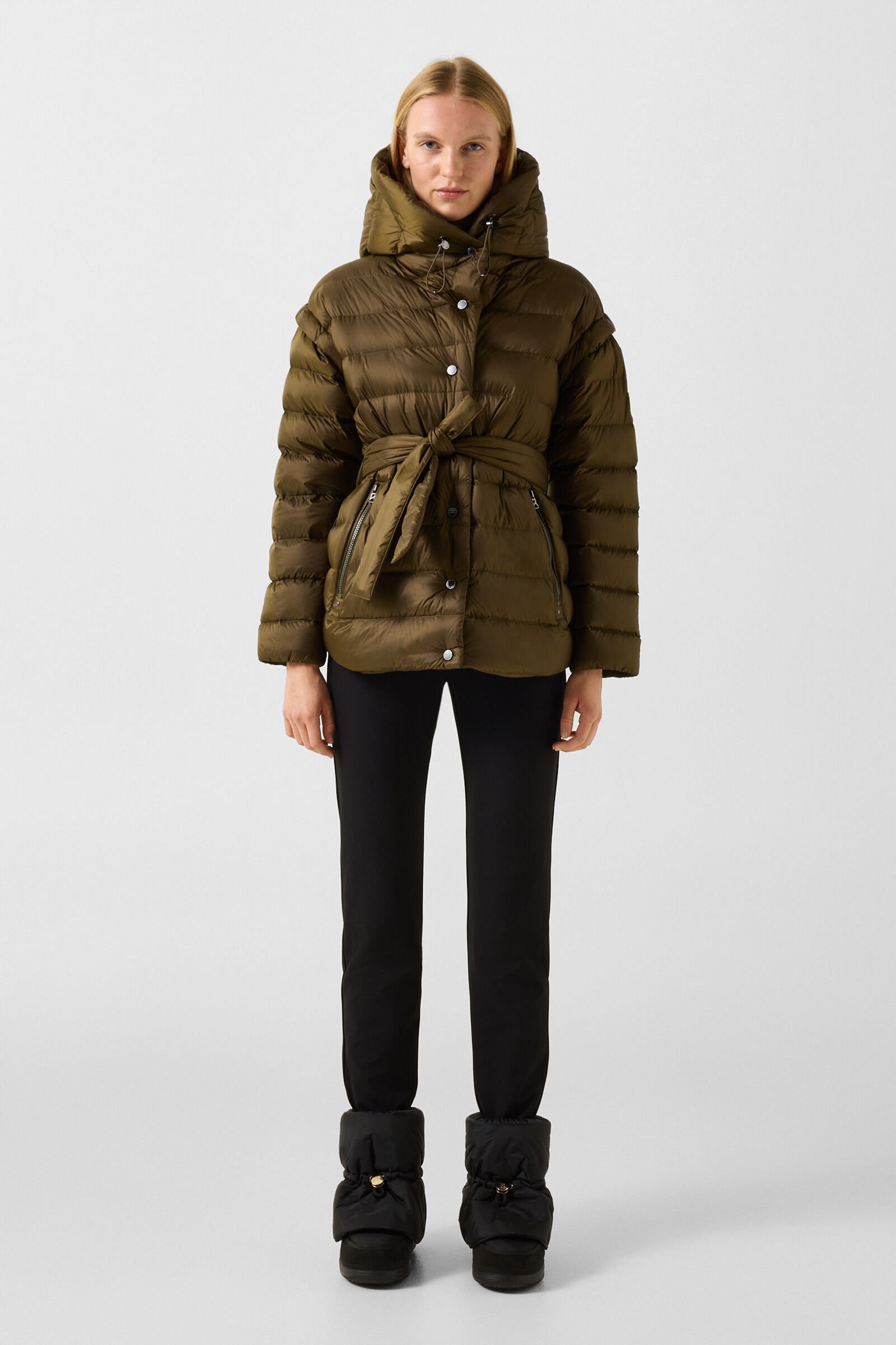 Daunenjacke Minnie Oliv