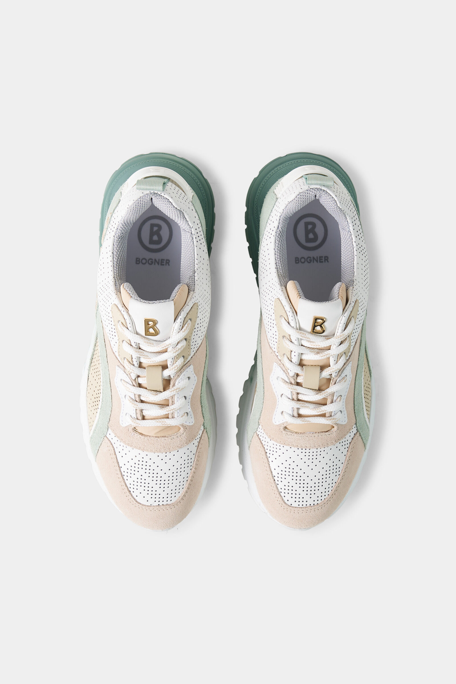 Sportschoenen Malaga Wit/Mint/Ros&eacute;