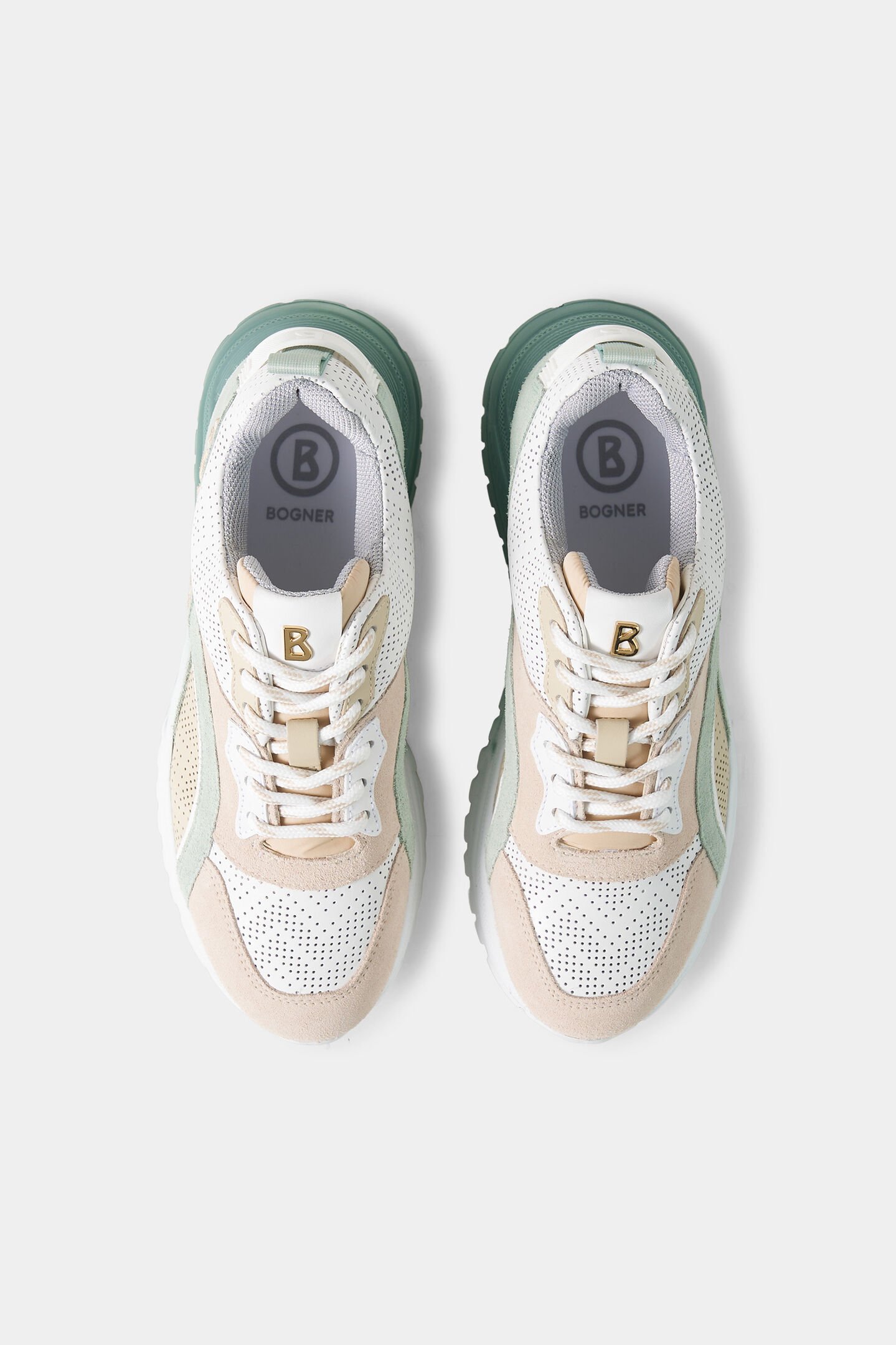 Sportschoenen Malaga Wit/Mint/Ros&eacute;