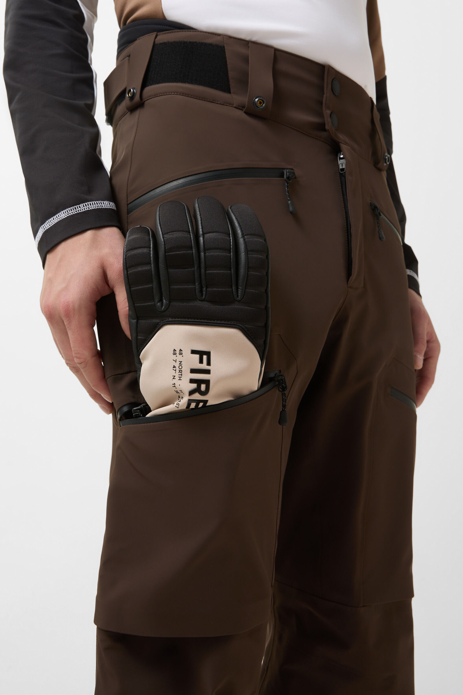 Solomun ski trousers Chocolate