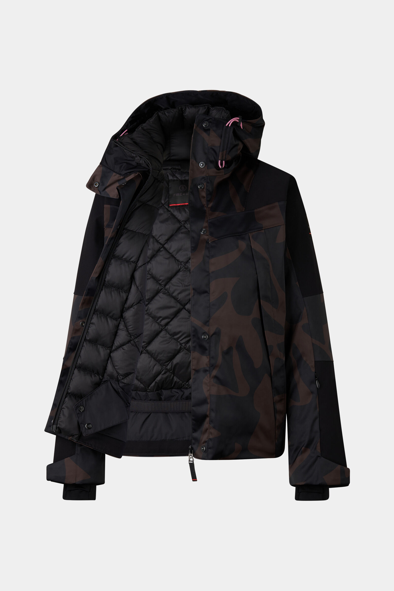 Tinka ski jacket Chocolate/black