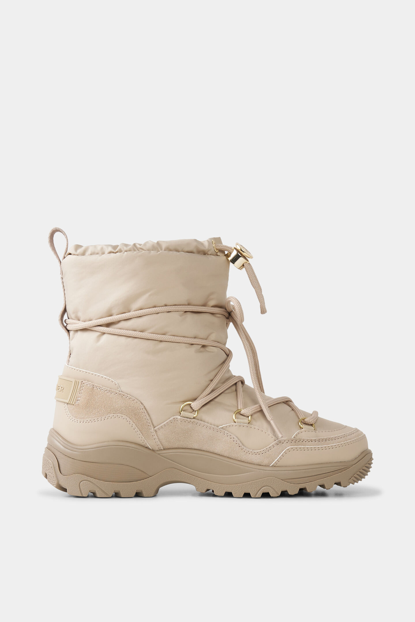 Snow boots Alta Badia with spikes Beige