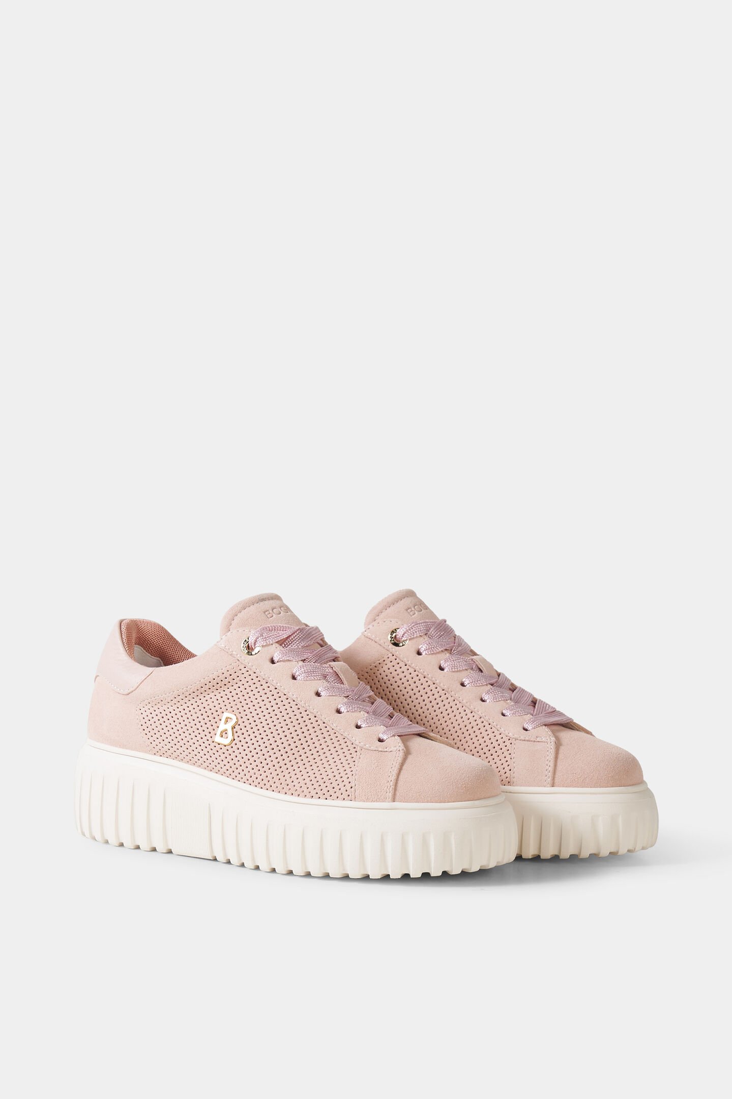 Platform sneaker Singapore Ros&eacute;