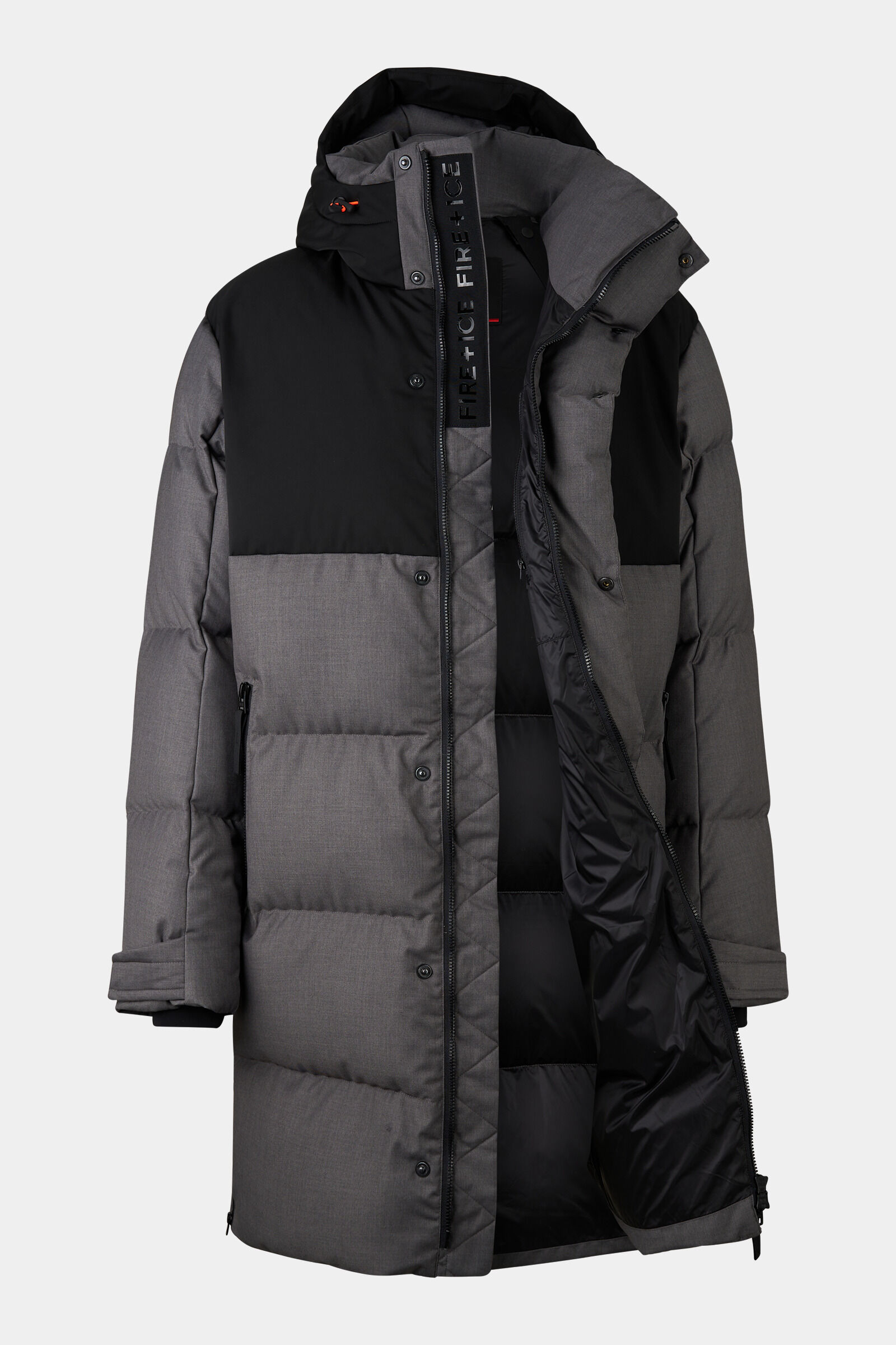 Walt down coat Grey/black