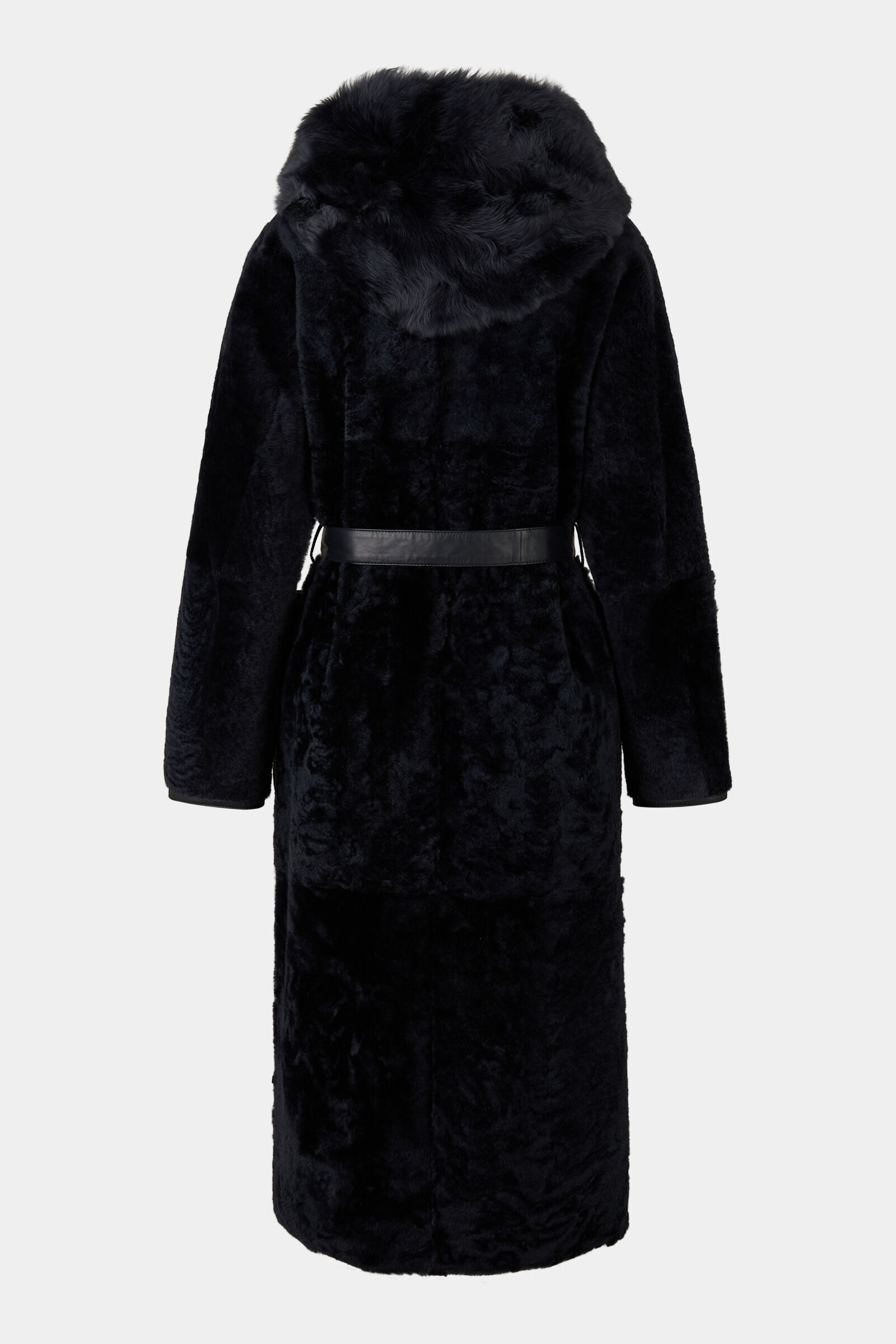 Peyton lambskin coat Anthracite