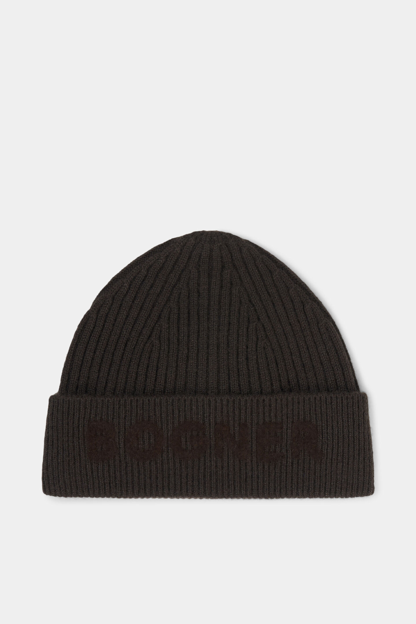 Rio knitted cashmere hat Coffee