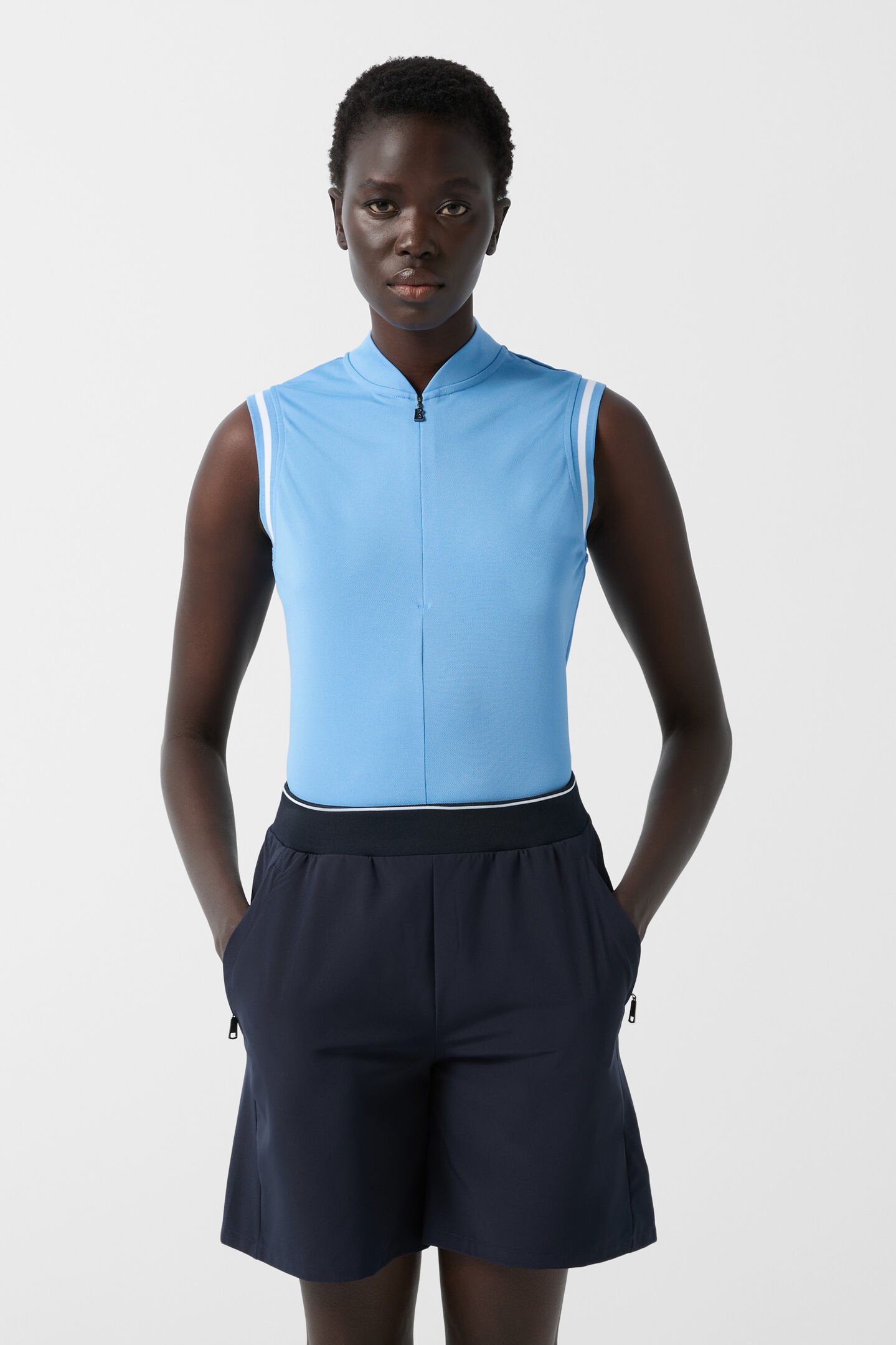 Functional top Evi Light blue