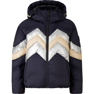 Navy blue/silver/beige