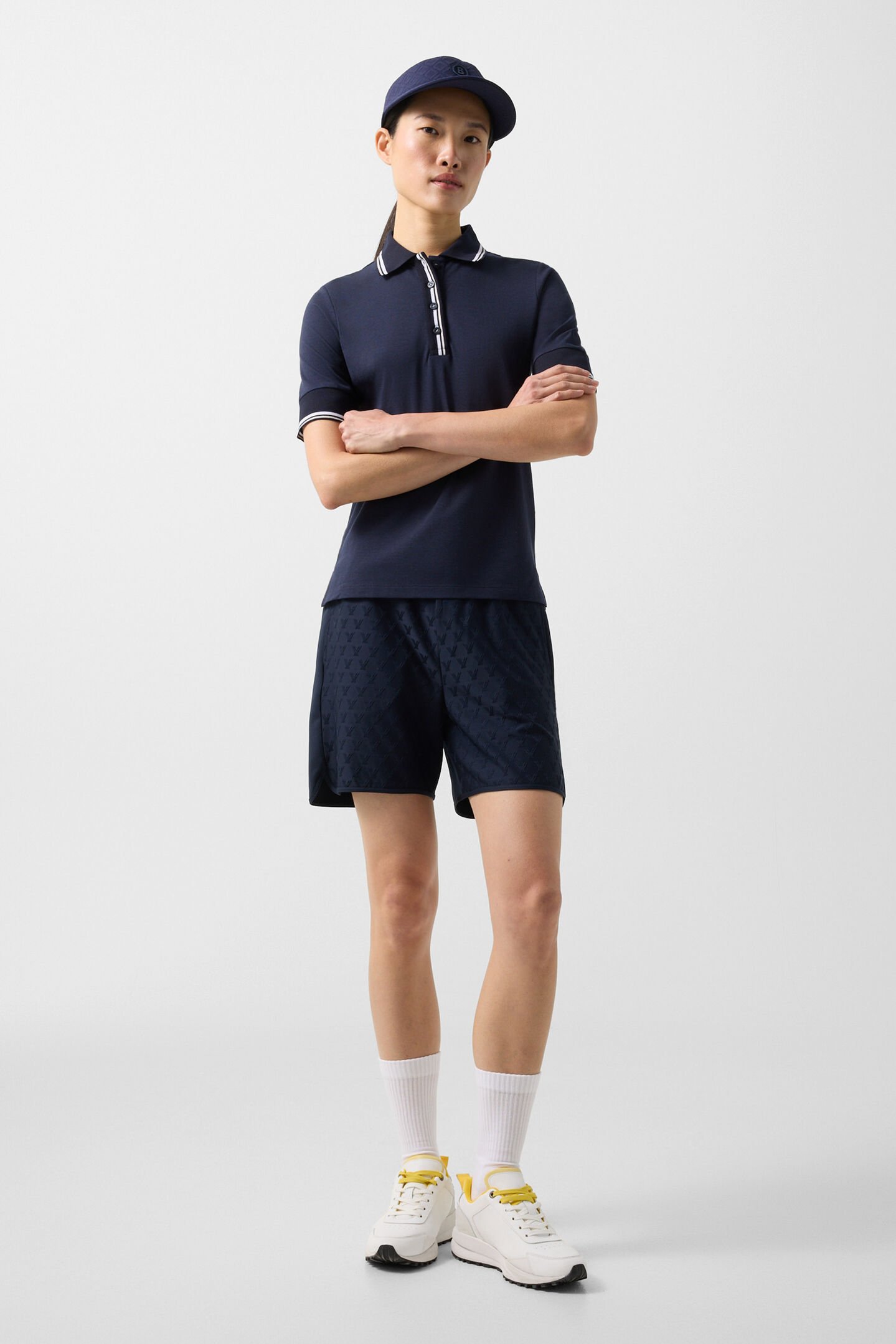 Funktons polo shirt Elenor Navy blue