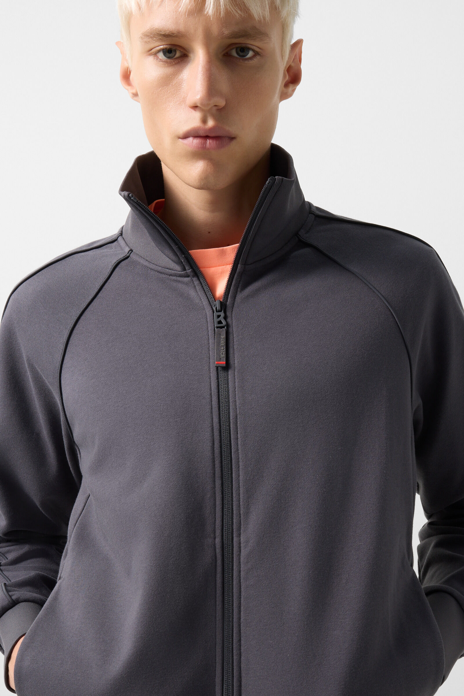 Diego jersey jacket Anthracite