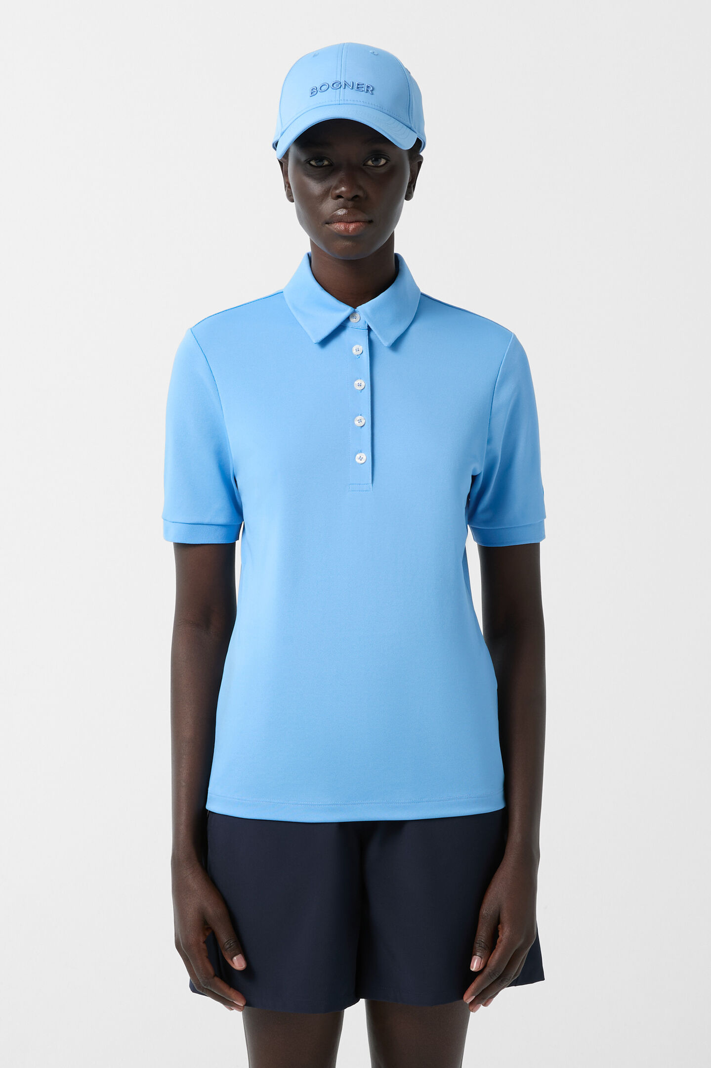 Danielle functional short-sleeved top Light blue