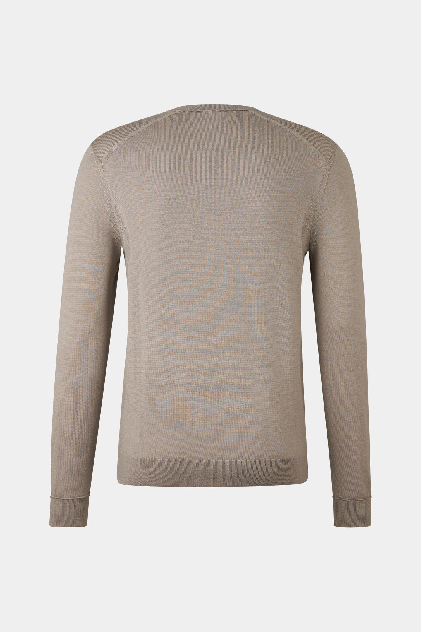 Fine knit jumper Ole Taupe