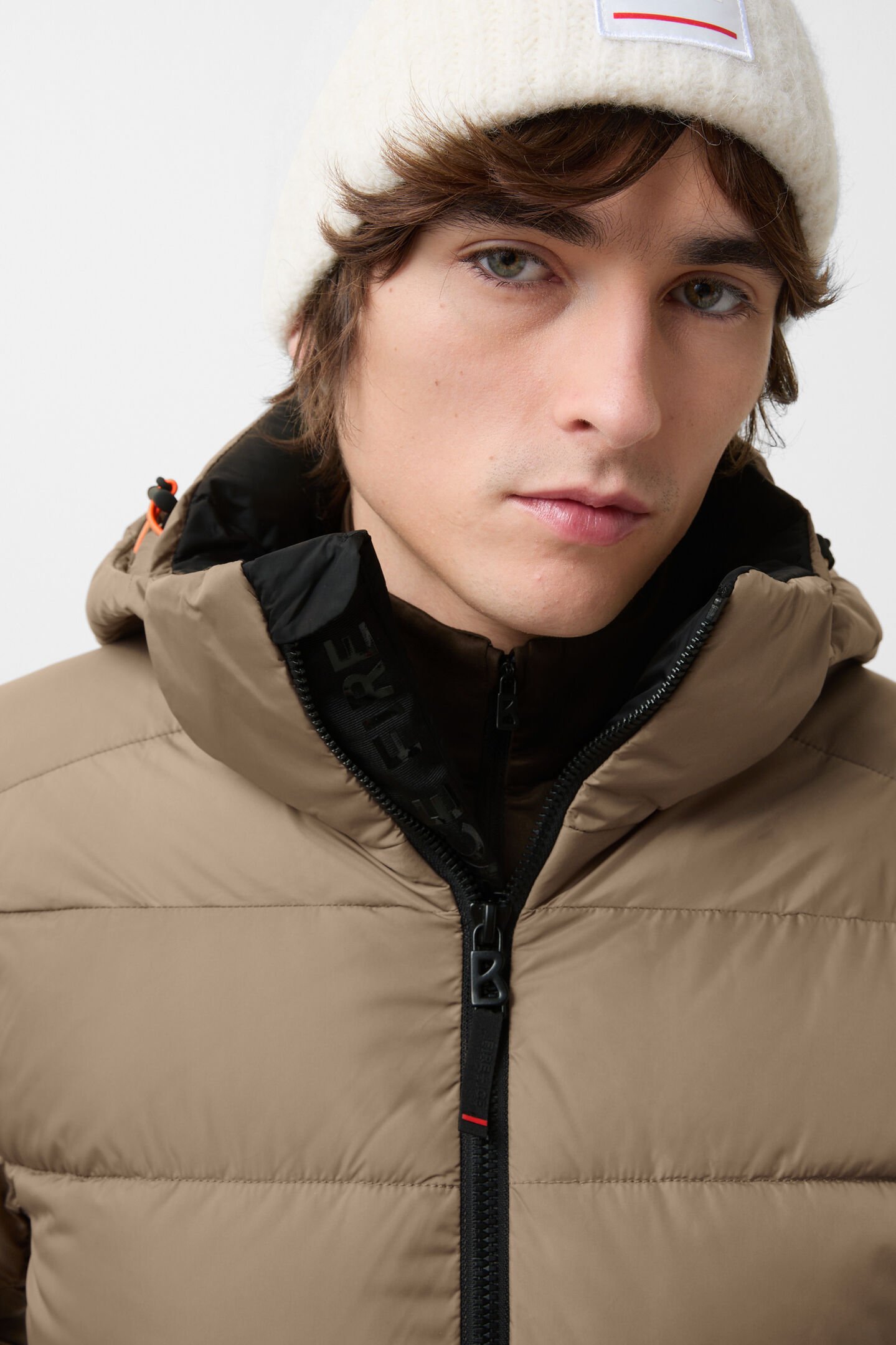 Skijacke Luka Karamell