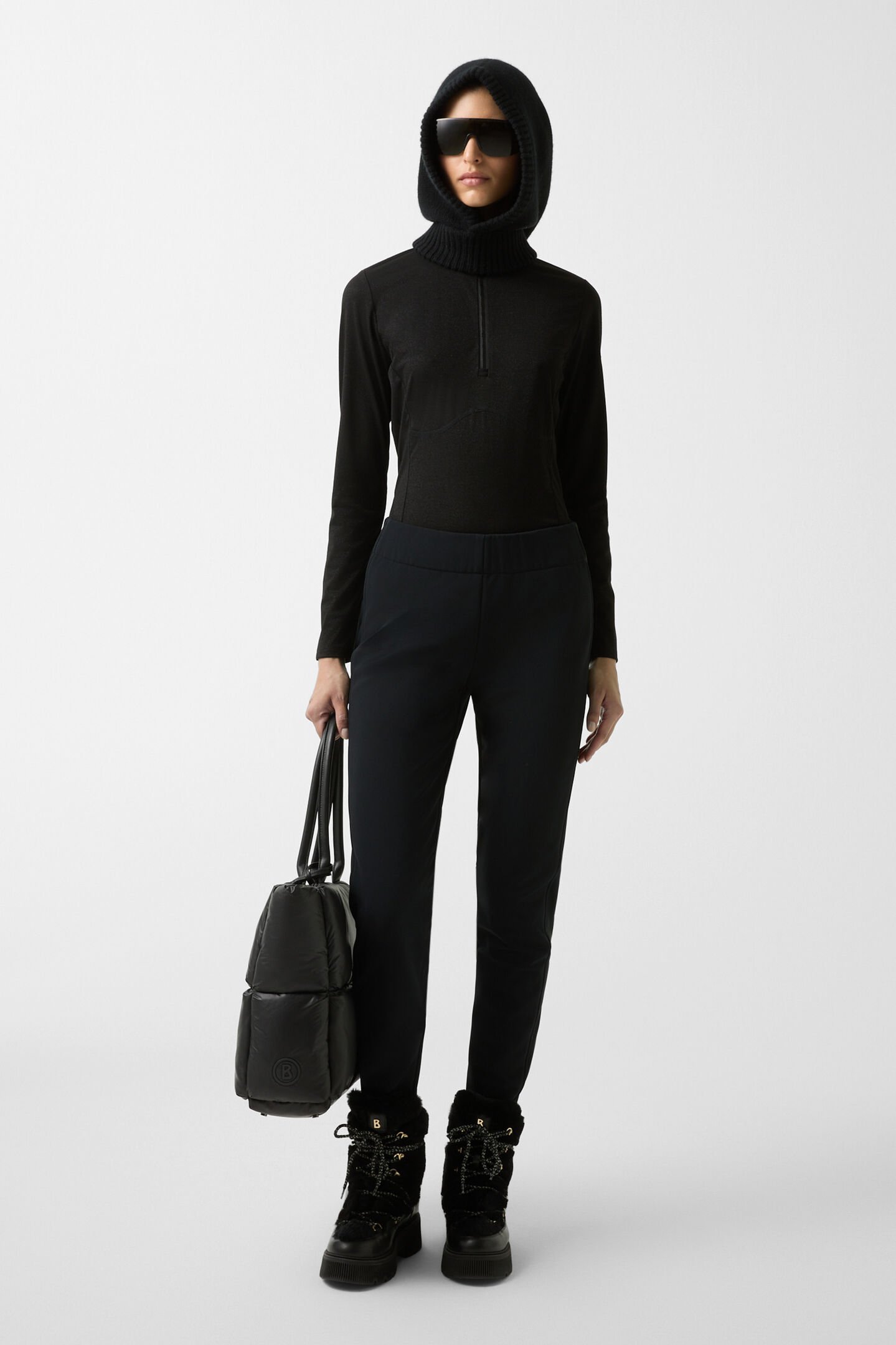 Roma softshell functional trousers Black