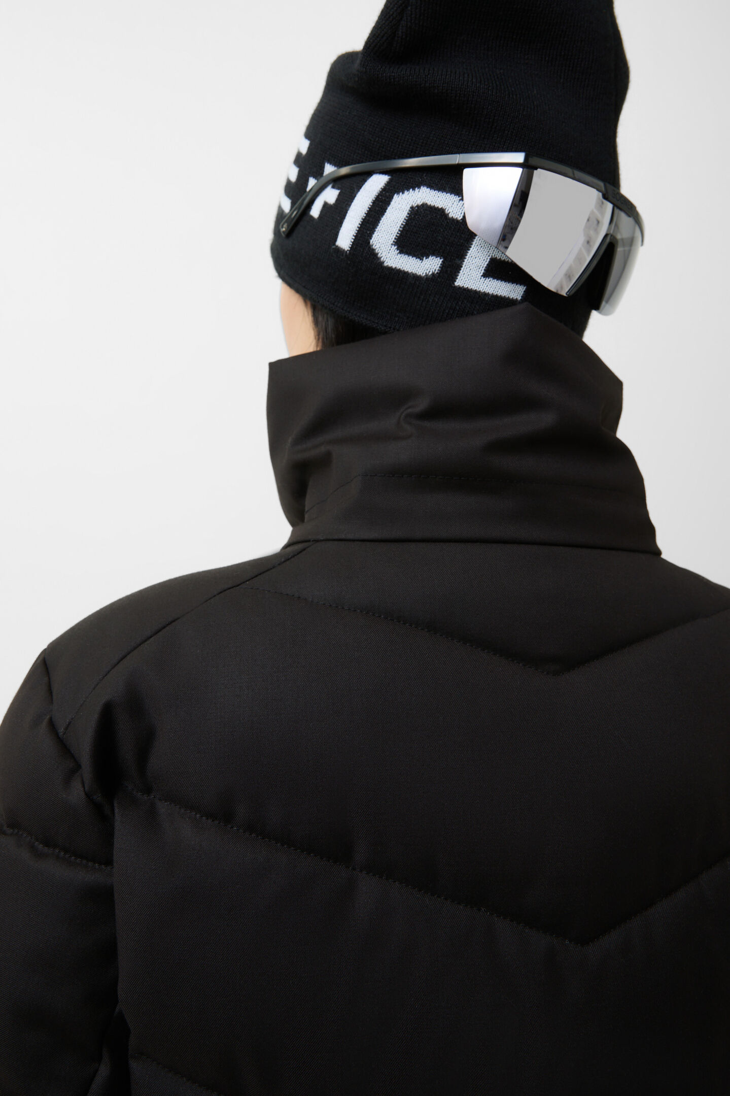 Saelly quilted jacket Black