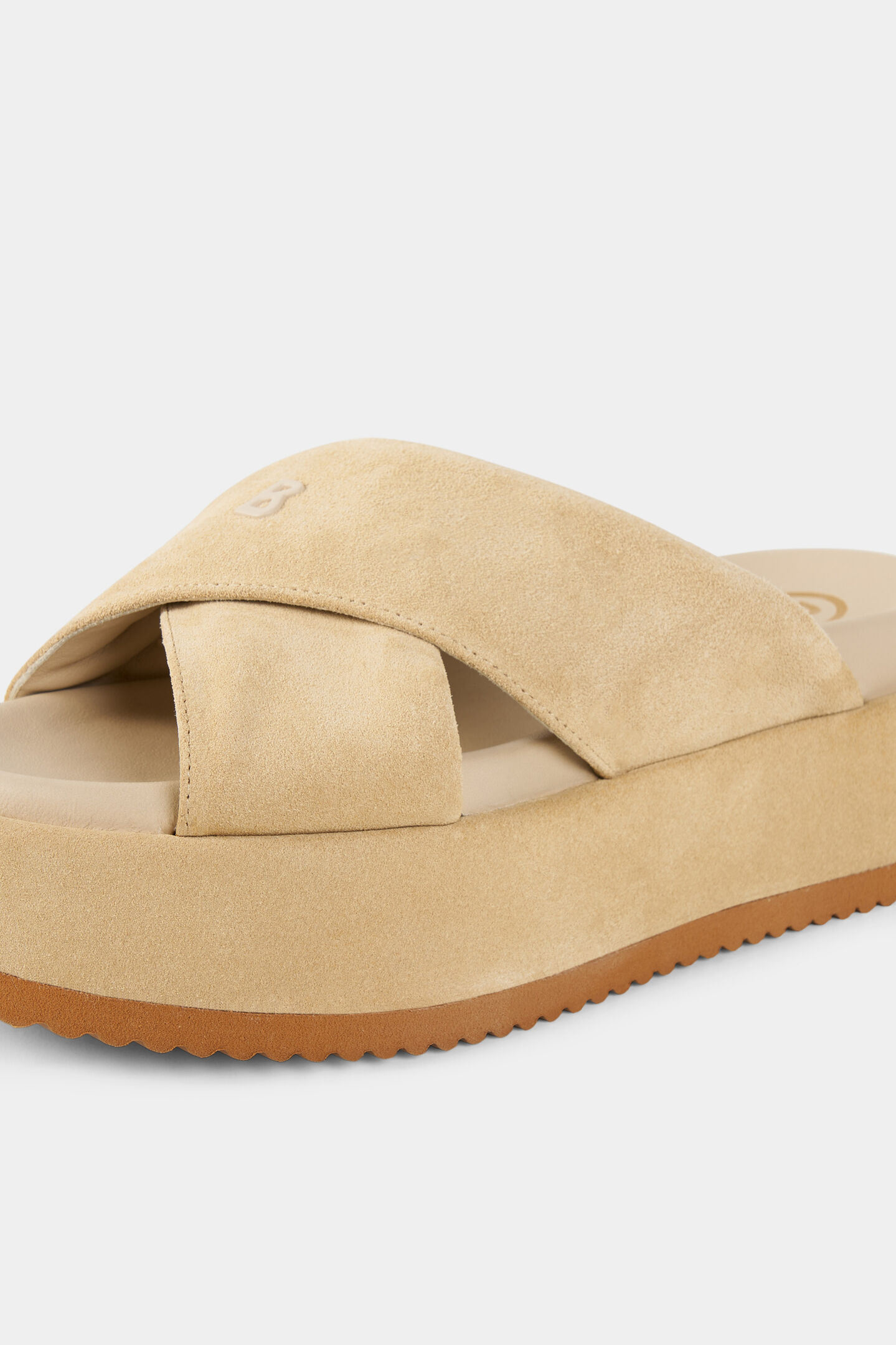 Sorrento platform sandals Beige