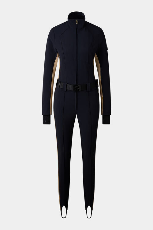 Bond softshell ski overall Black/beige