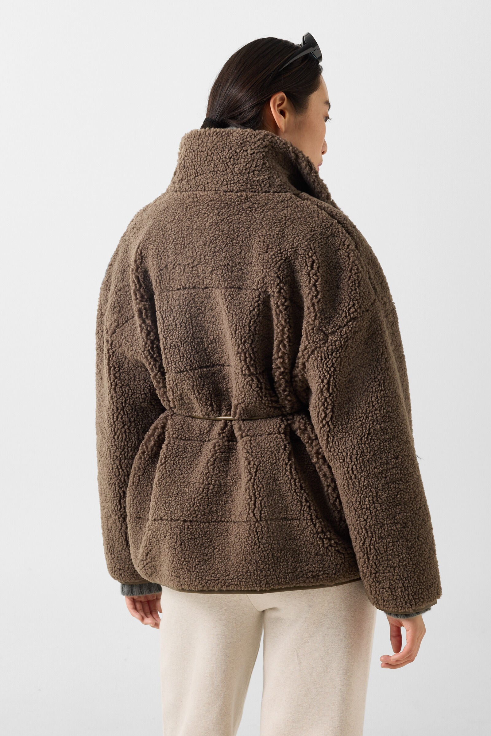 Kimberly teddy jacket Khaki