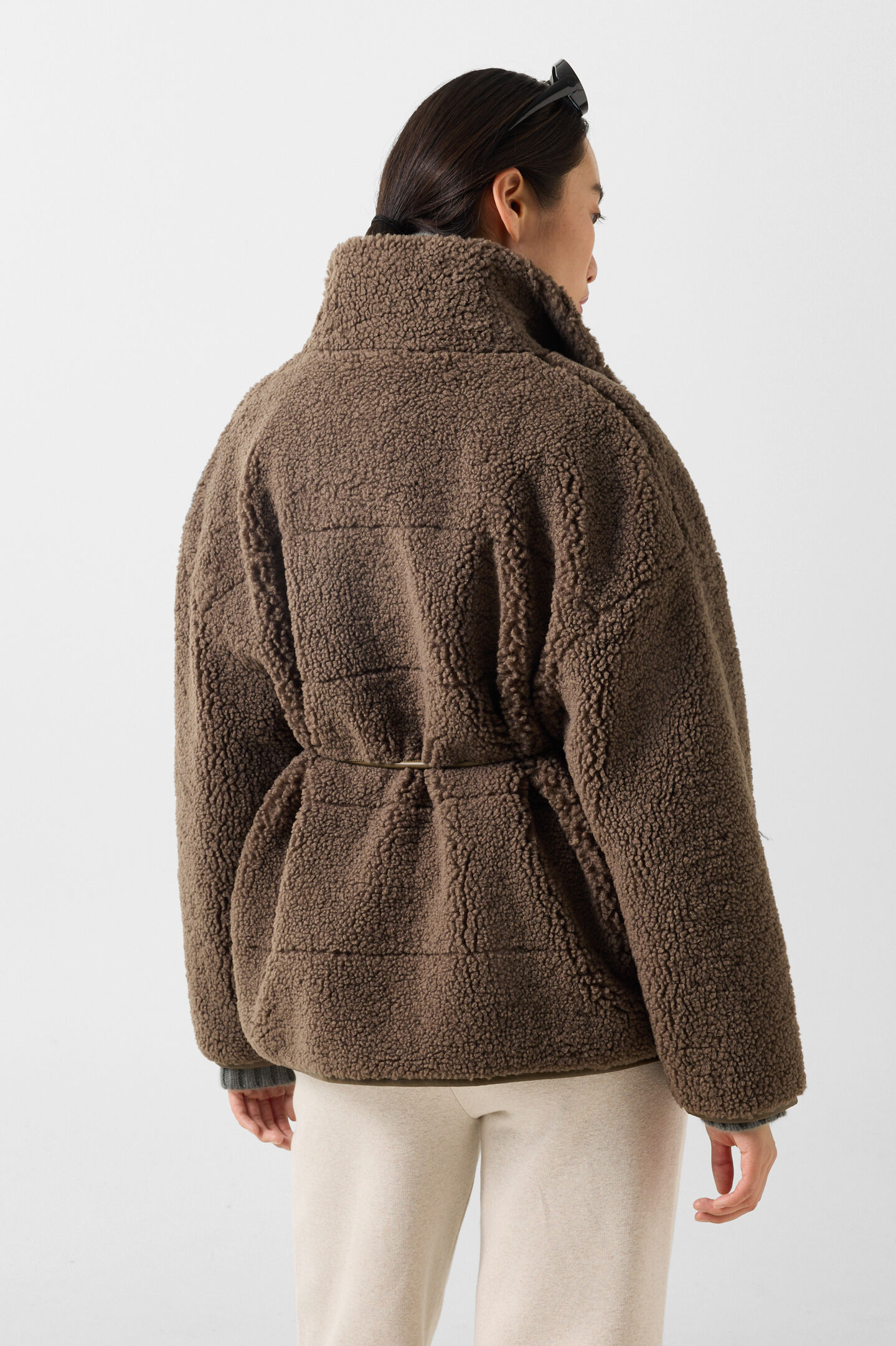 Kimberly teddy jacket Khaki