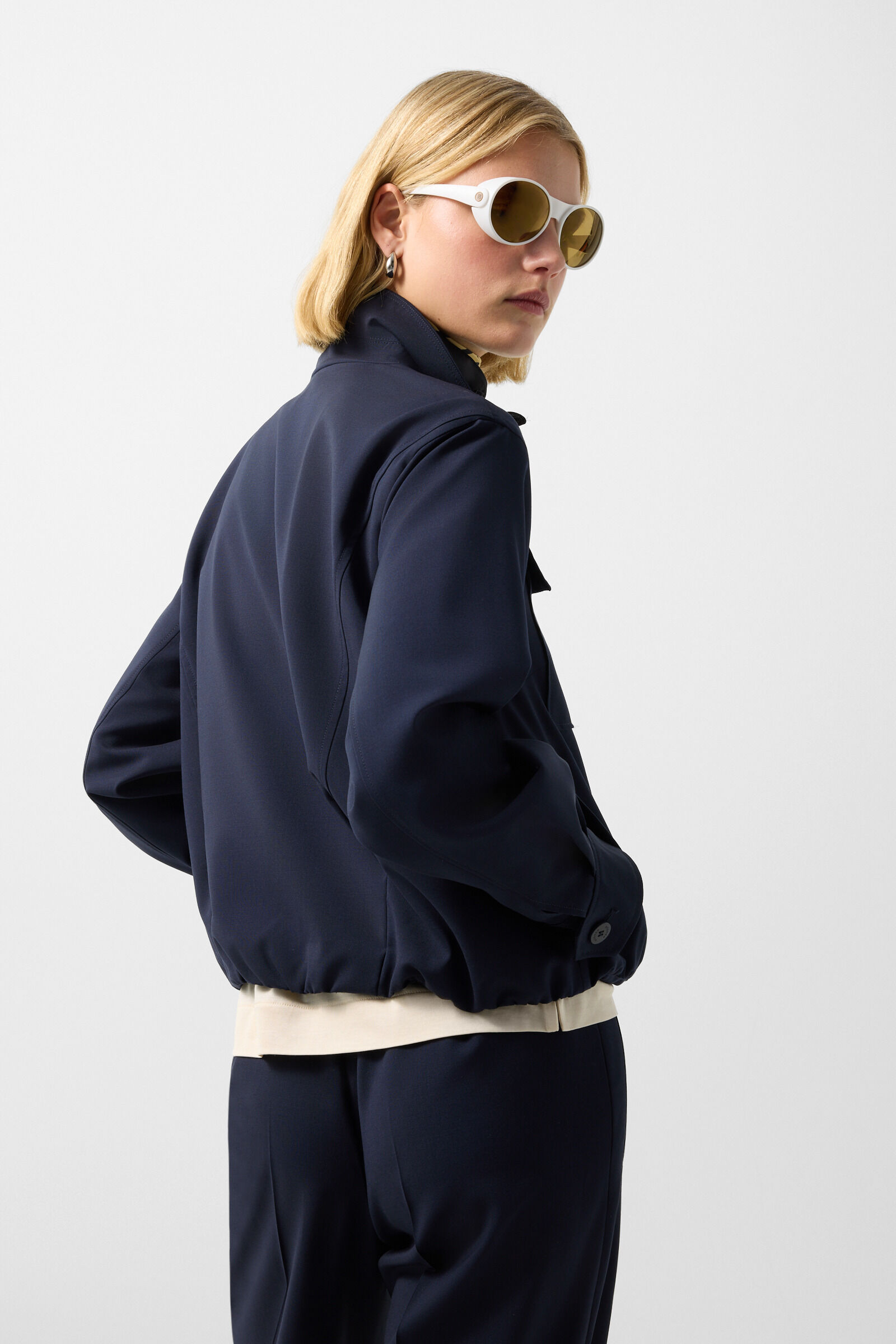 Tracy shirt jacket Navy blue