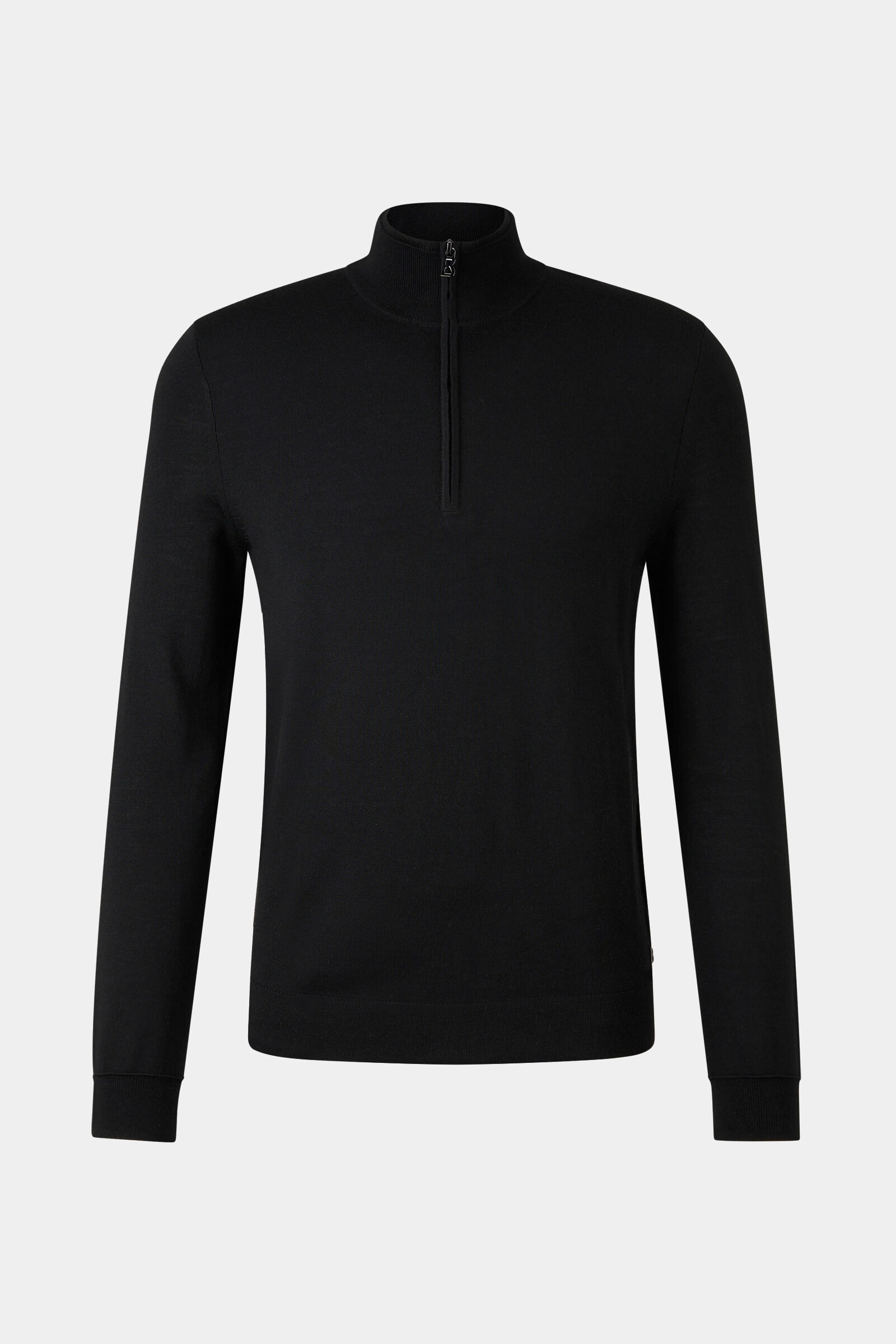 Ouri fine knit troyer Black