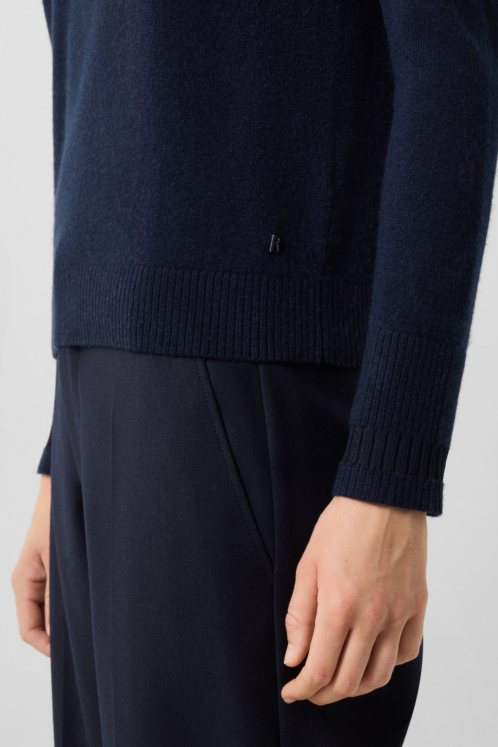 Vanessa pure new wool and cashmere jumper Navy